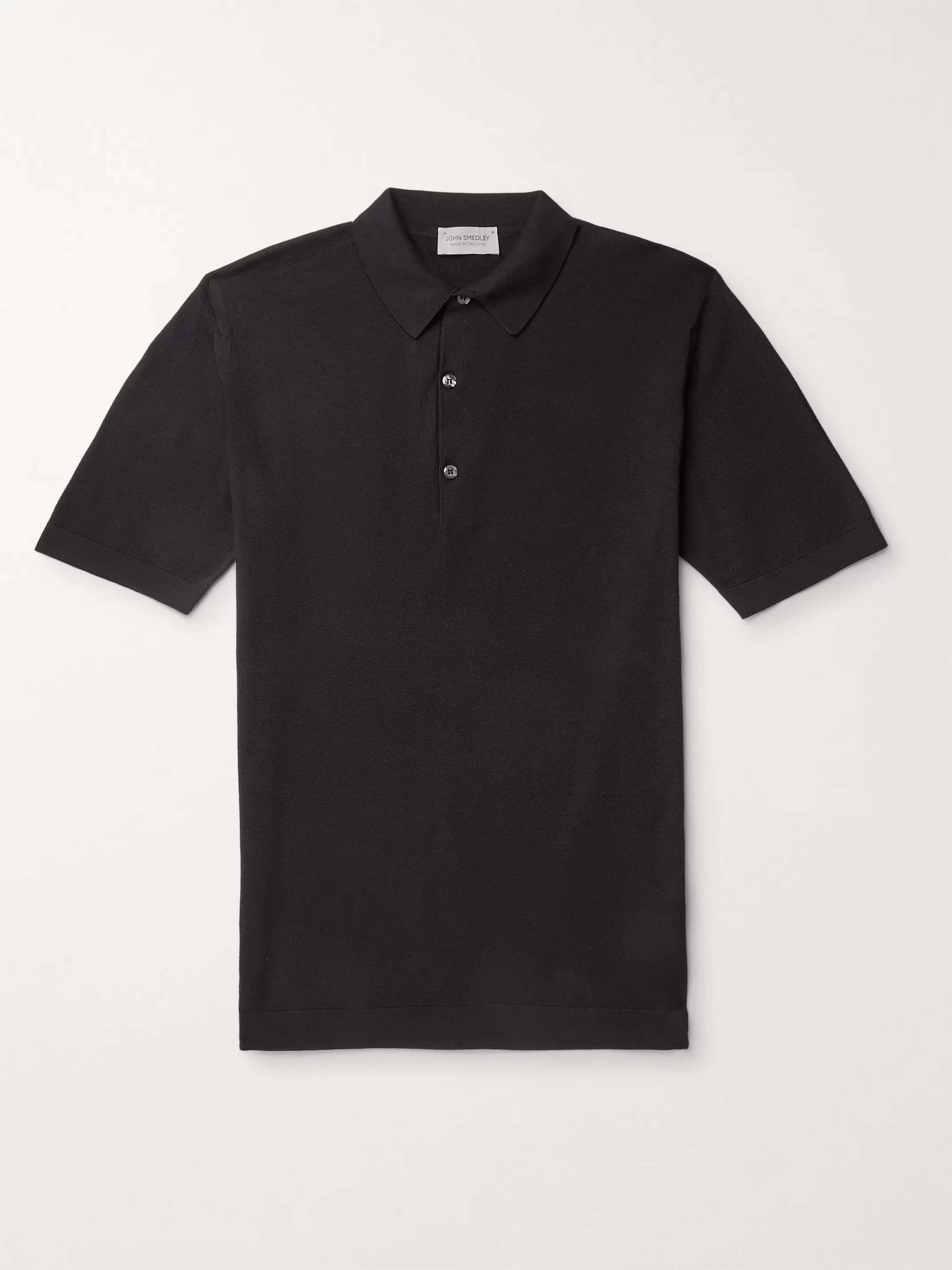 JOHN SMEDLEY Polo slim-fit in cotone Sea Island piqué Roth