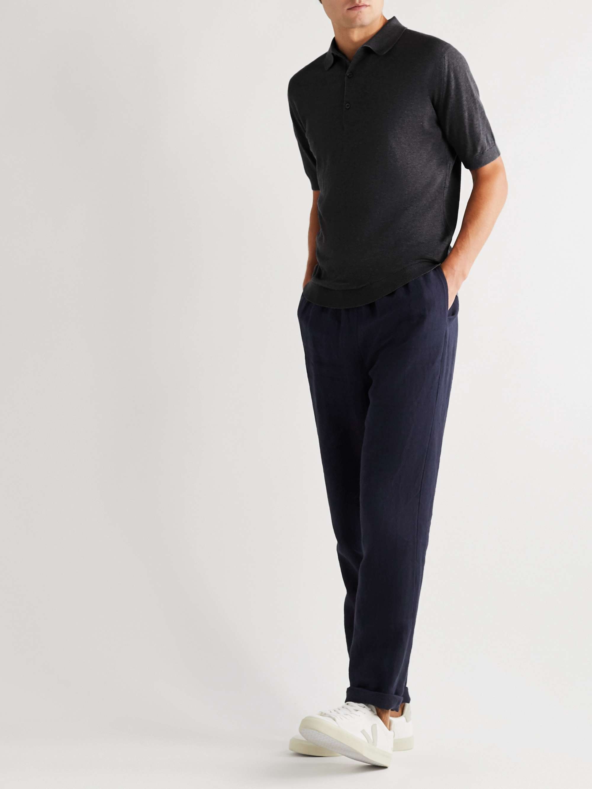 JOHN SMEDLEY Polo slim-fit in cotone Sea Island piqué Roth