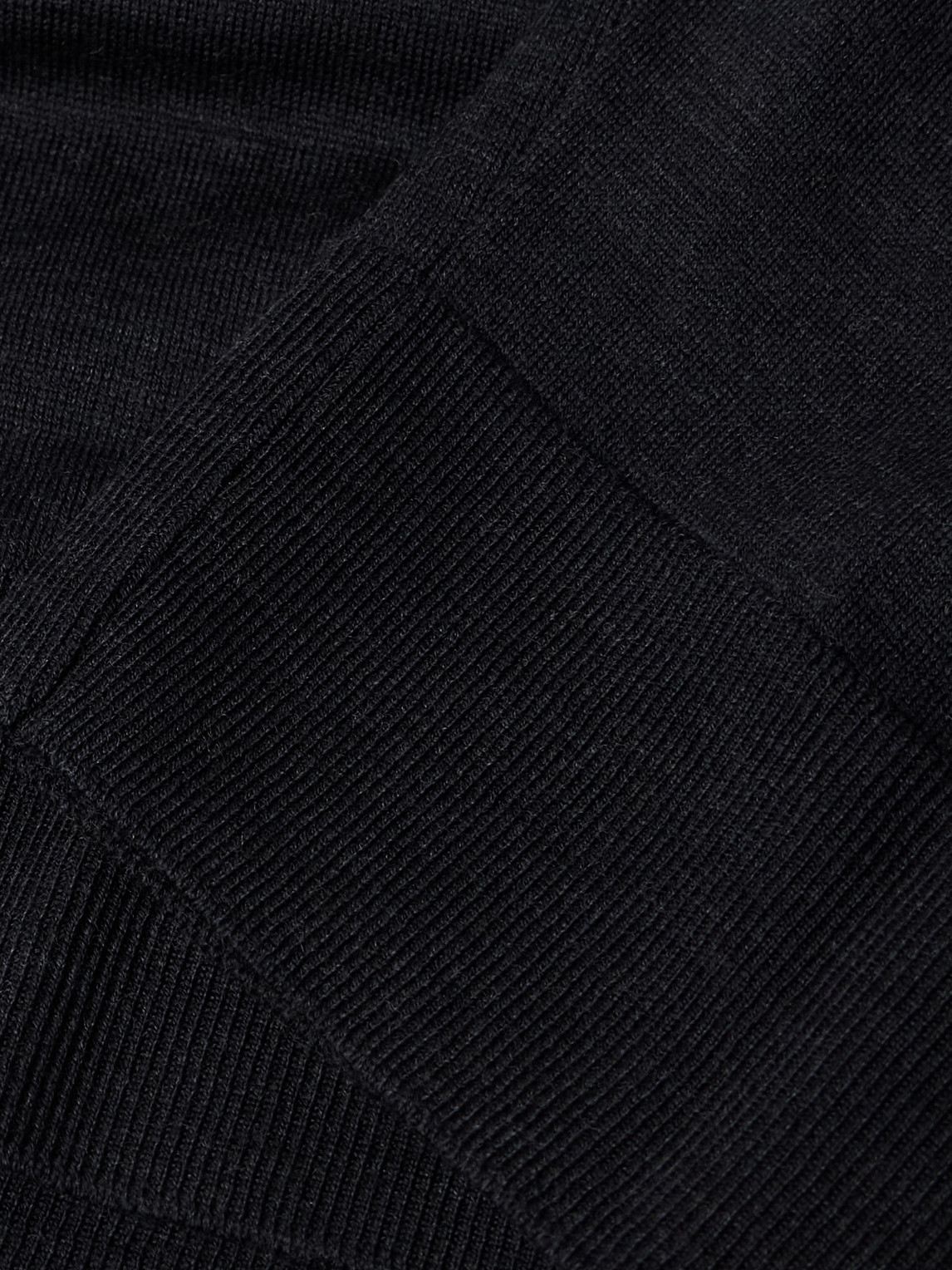 Slim-Fit Merino Wool Mock-Neck Sweater