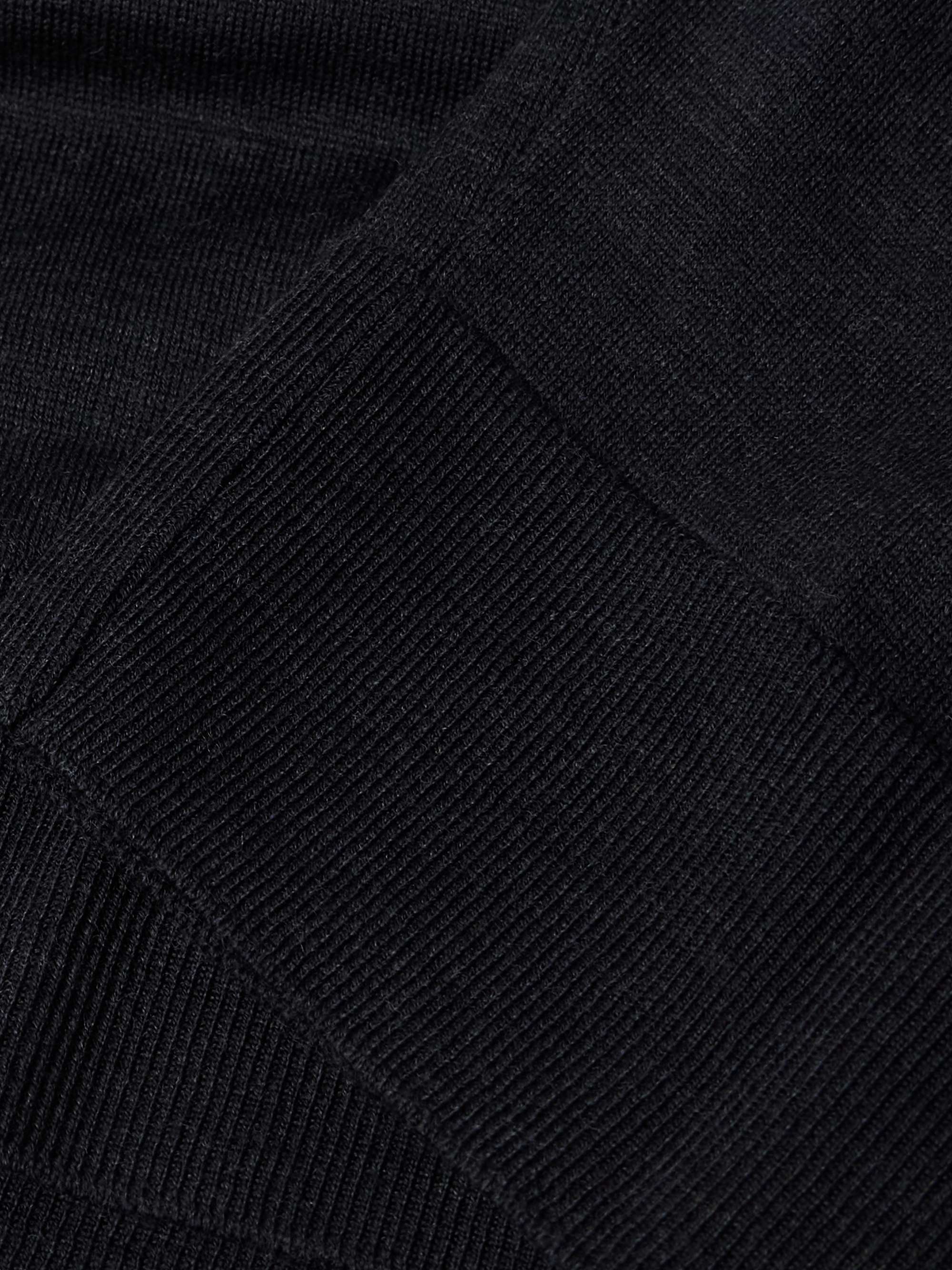 JOHN SMEDLEY Harcourt Mock-Neck Merino Wool Sweater