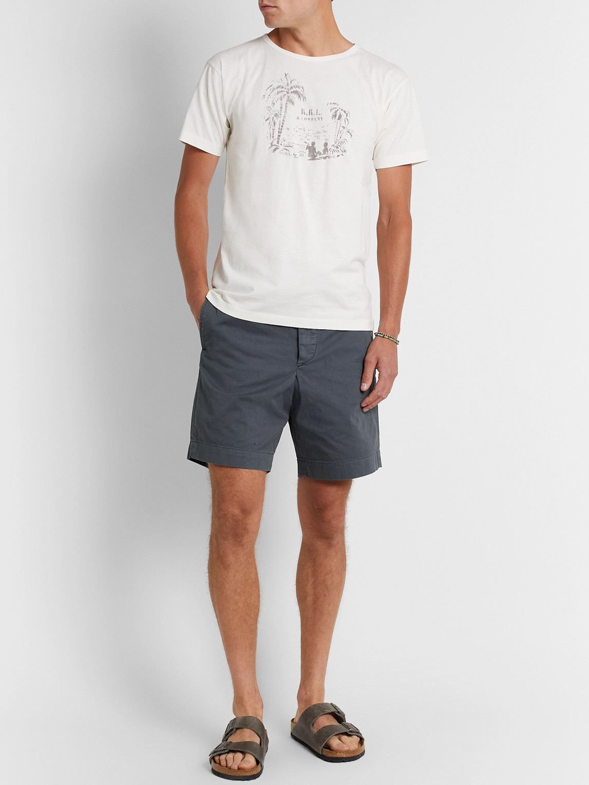 Slim-Fit Cotton-Twill Chino Shorts — 2