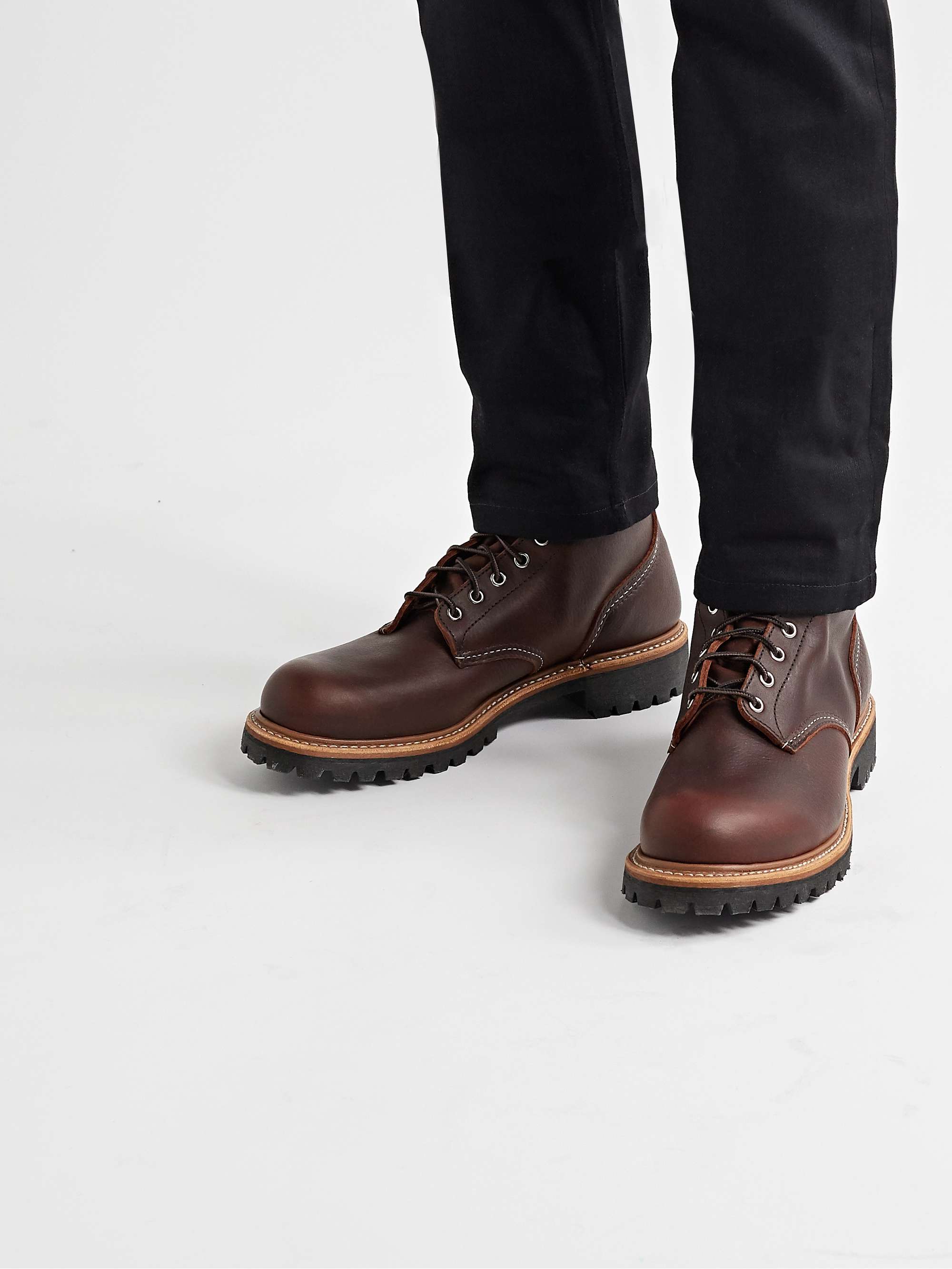 RED WING SHOES 4585 Logger Leather Boots