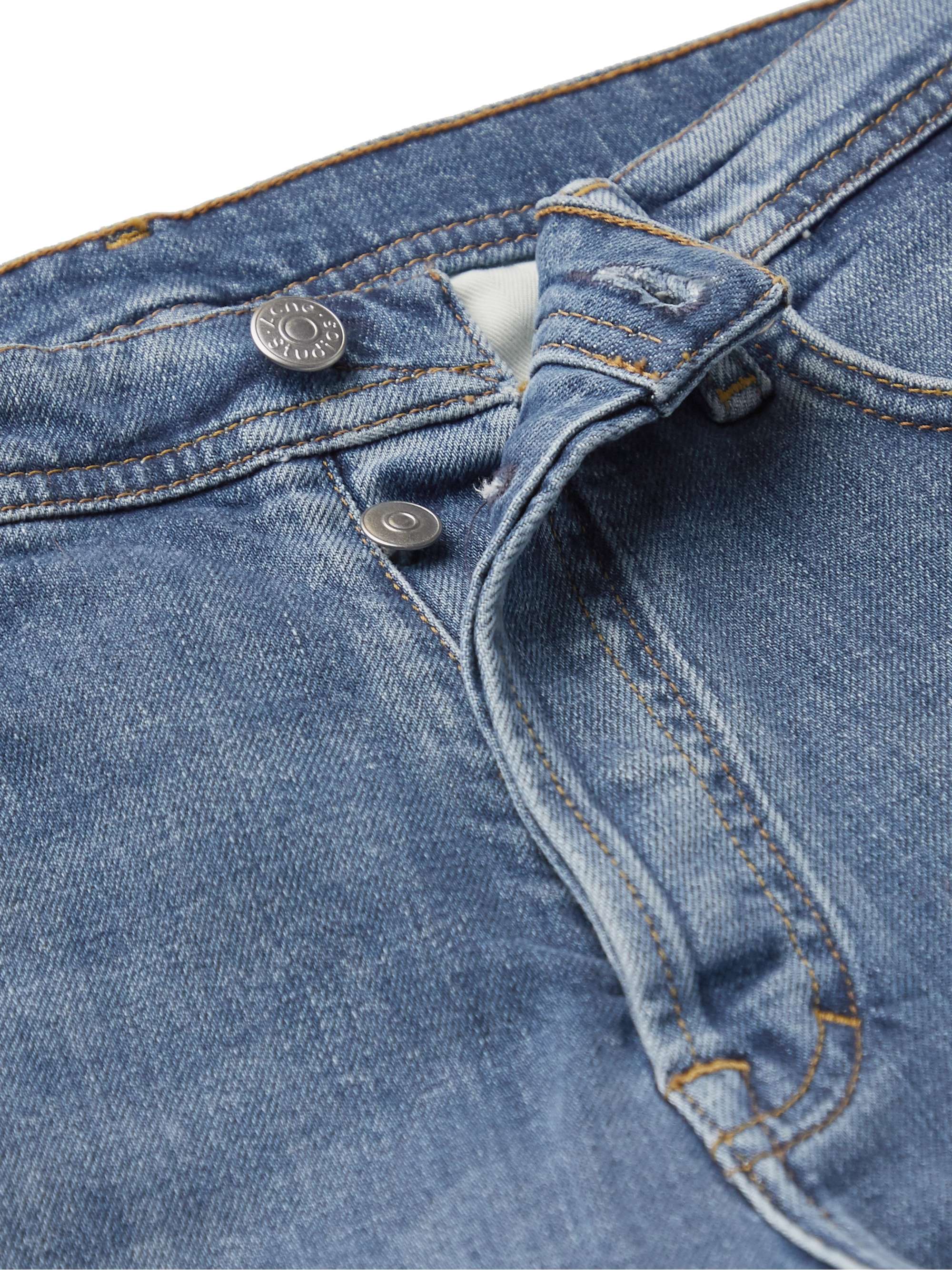 ACNE STUDIOS River Slim-Fit Tapered Stretch-Denim Jeans