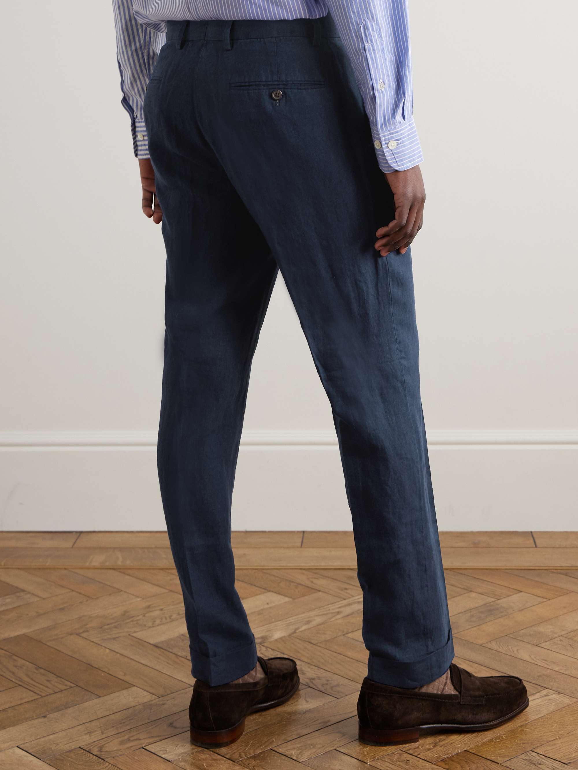 POLO RALPH LAUREN Slim-Fit Linen Suit Trousers