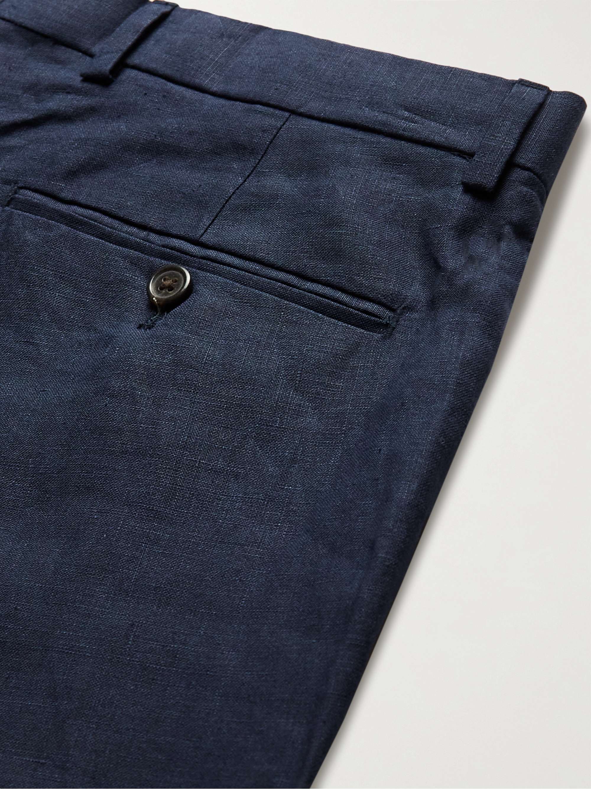 POLO RALPH LAUREN Slim-Fit Linen Suit Trousers