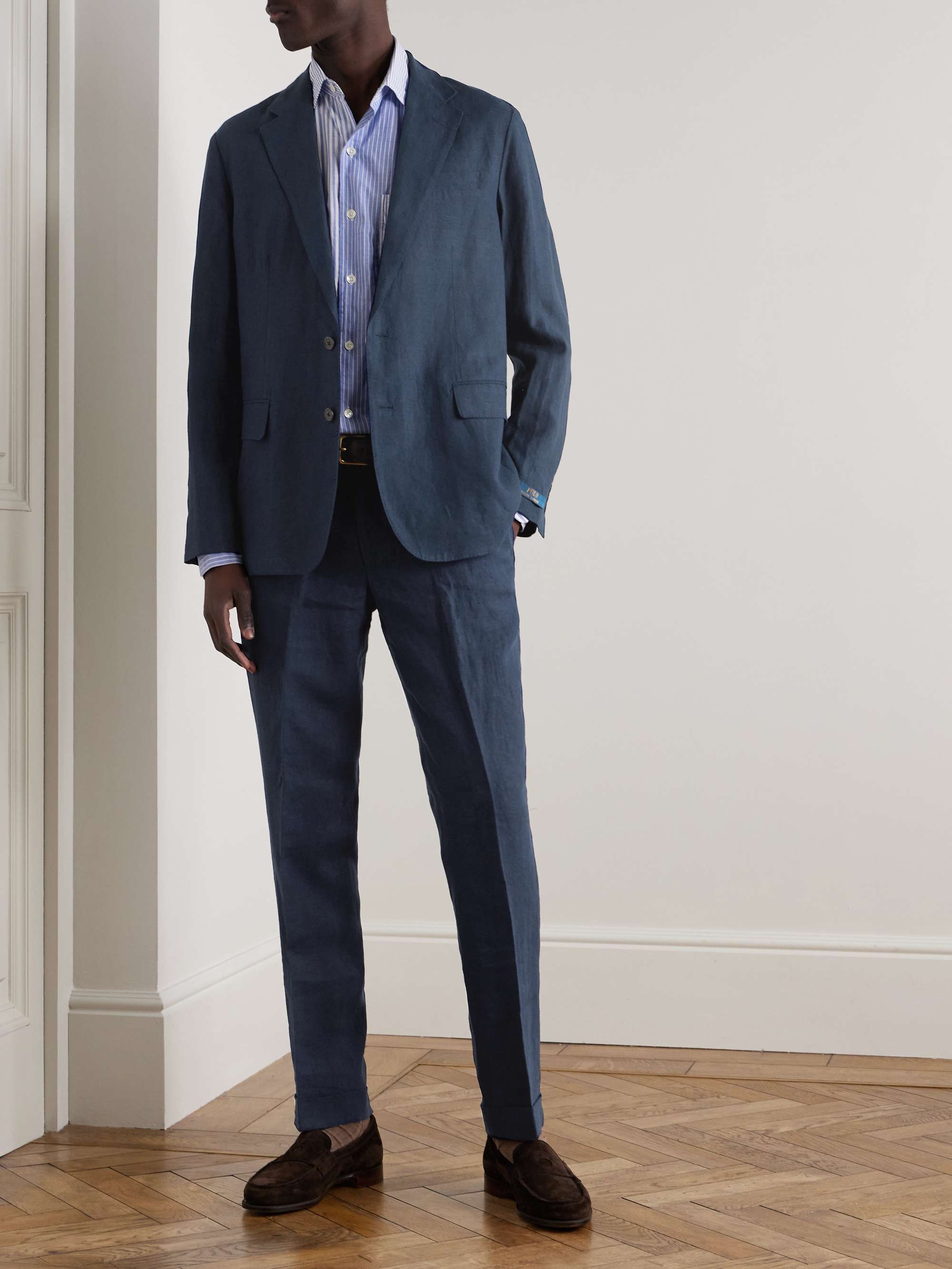 POLO RALPH LAUREN Slim-Fit Linen Suit Trousers
