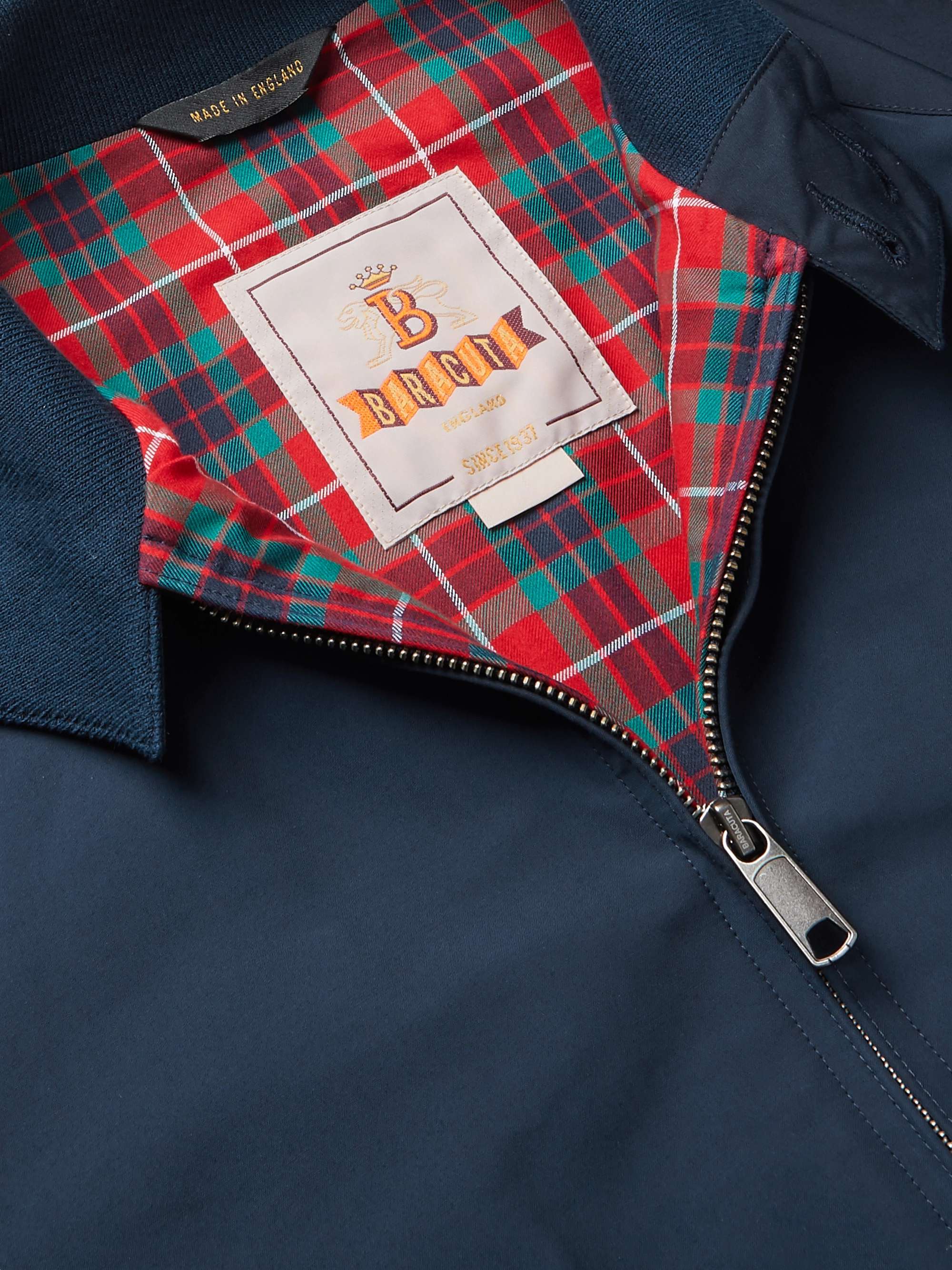 BARACUTA G9 Cotton-Blend Harrington Jacket