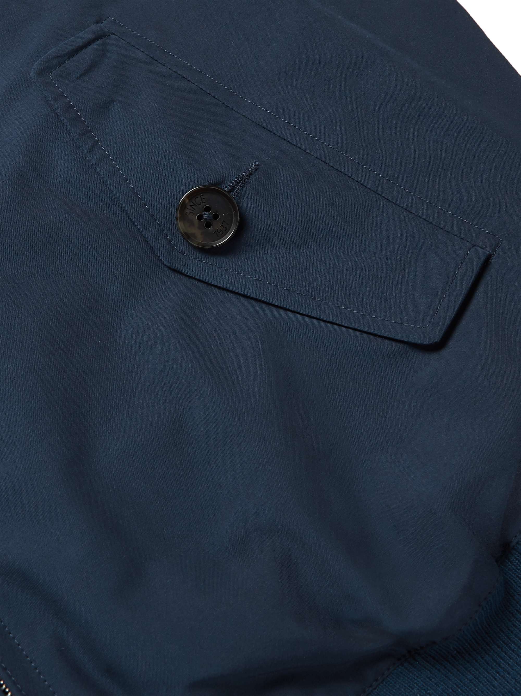 BARACUTA G9 Cotton-Blend Harrington Jacket