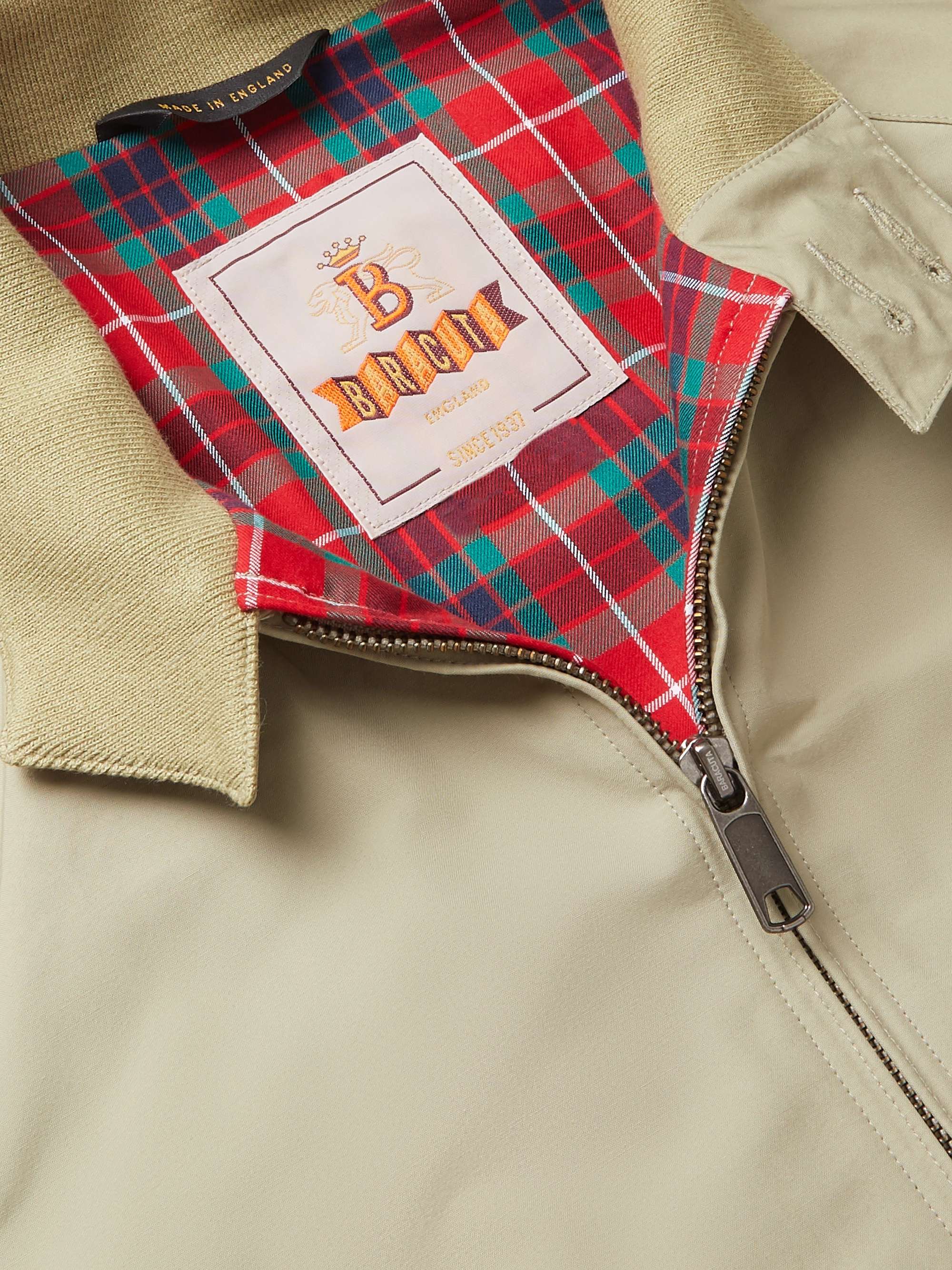 G9 Cotton-Blend Harrington Jacket