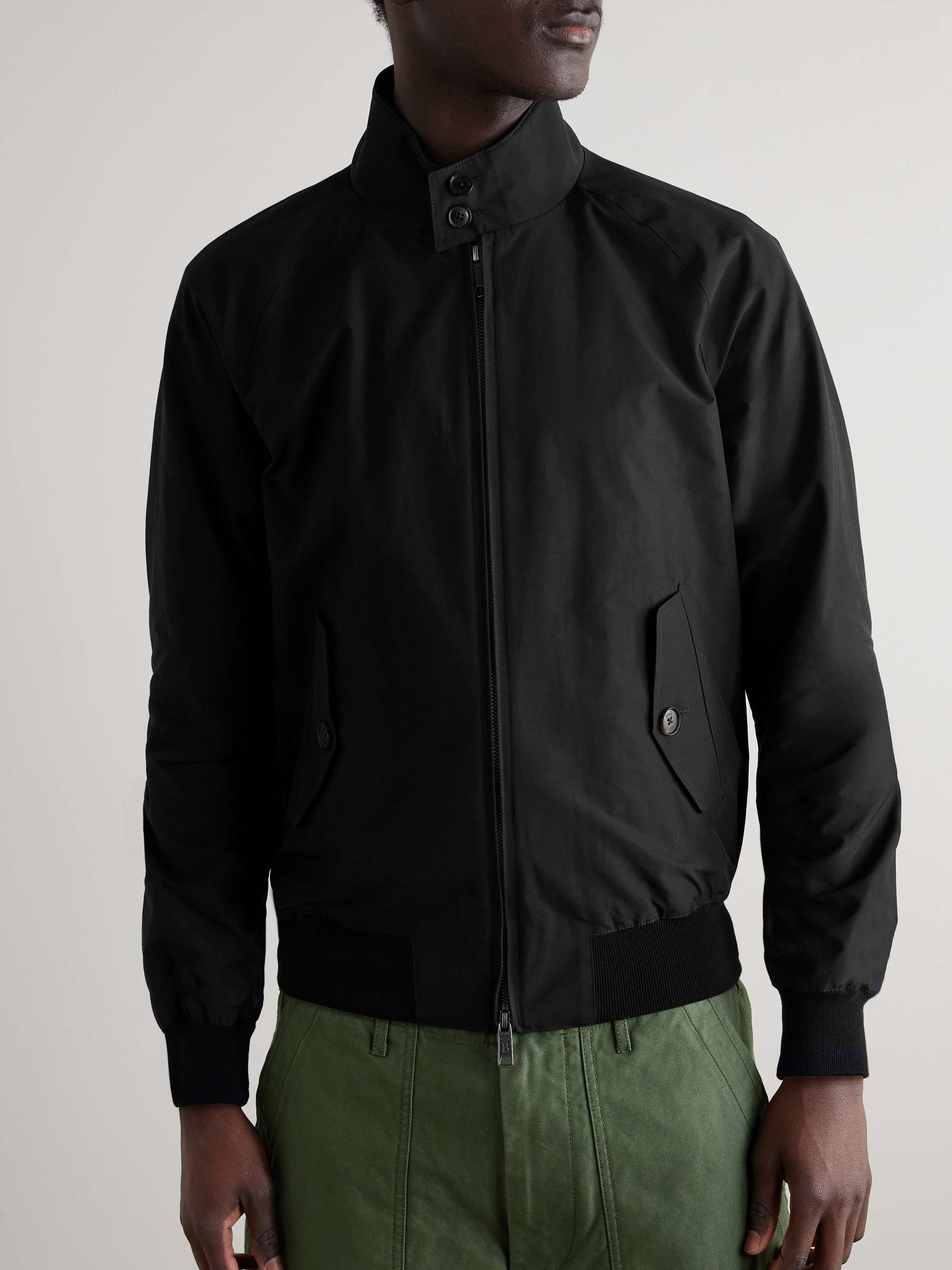 BARACUTA G9 Harrington-Jacke aus einer Baumwollmischung