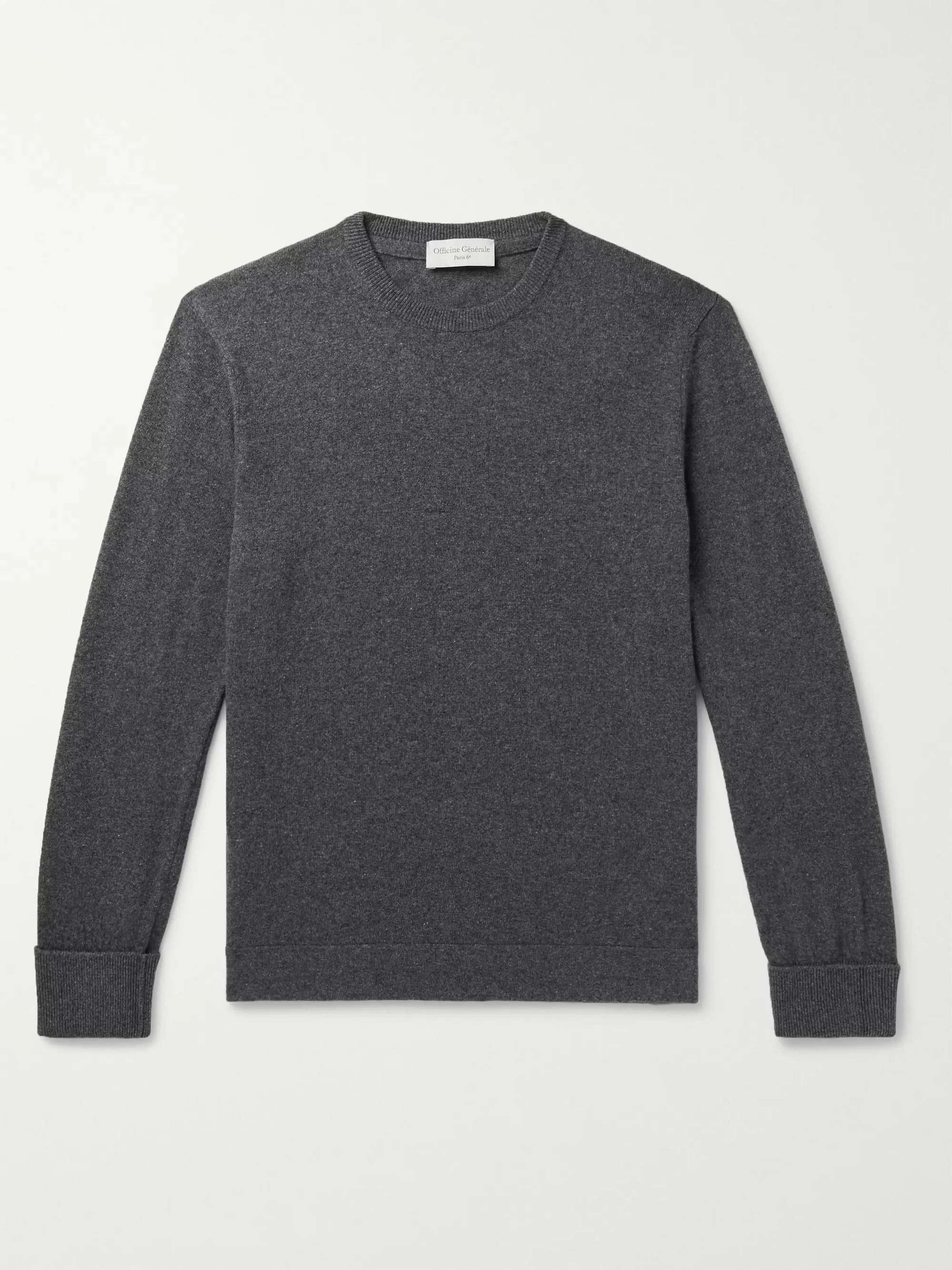 OFFICINE GÉNÉRALE Nina Mélange Cashmere Sweater for Men | MR PORTER