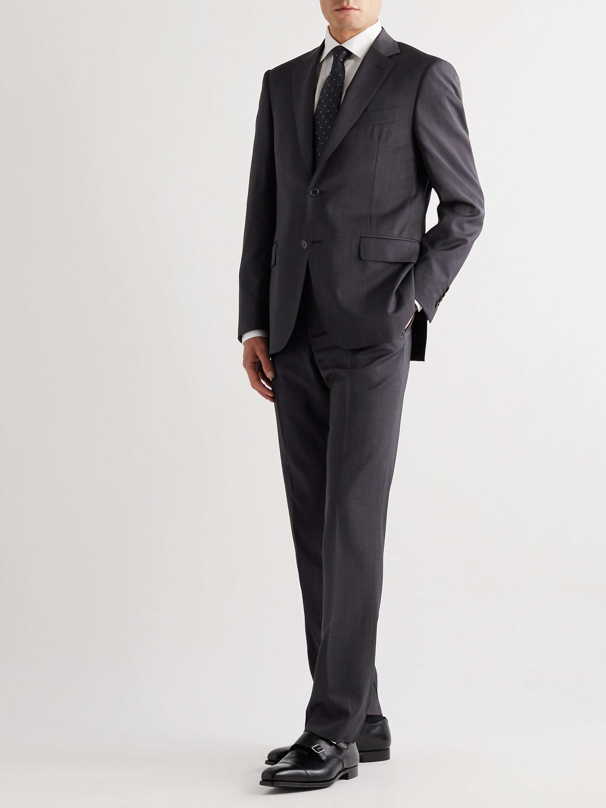 CANALI Slim-Fit Nailhead Wool Suit Jacket for Men | MR PORTER