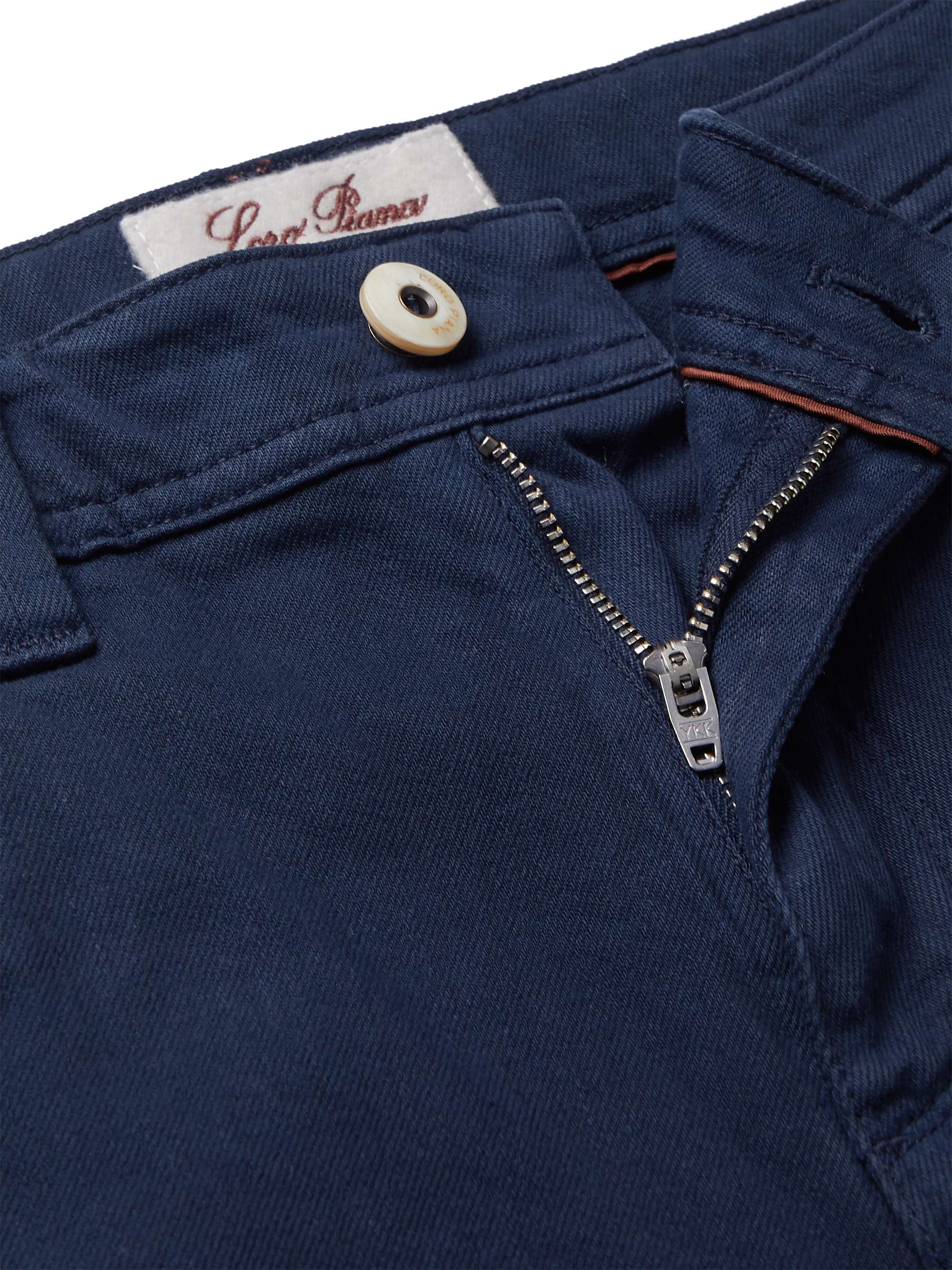 LORO PIANA Slim-Fit Stretch-Denim Jeans