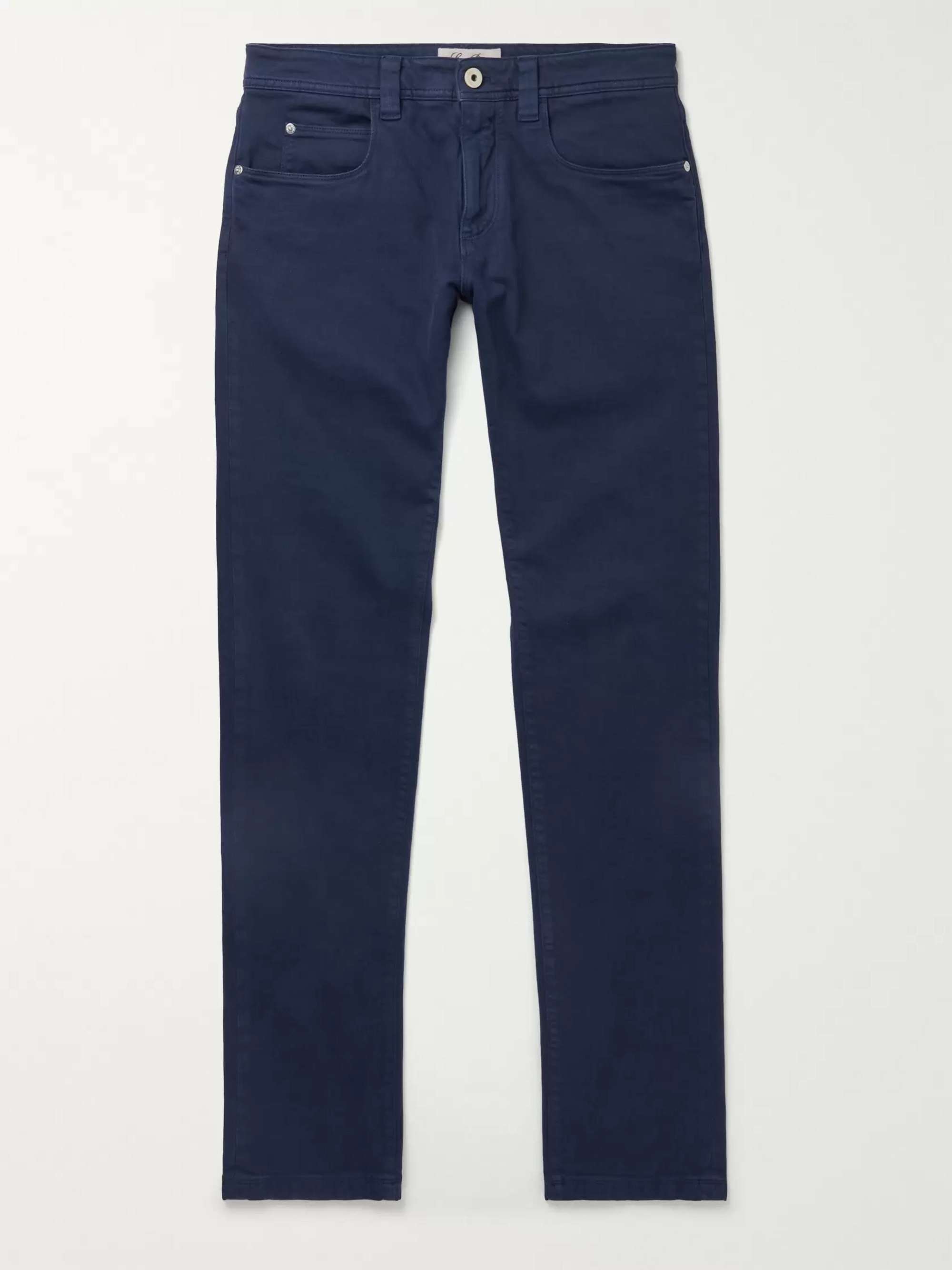 LORO PIANA Slim-Fit Stretch-Denim Jeans