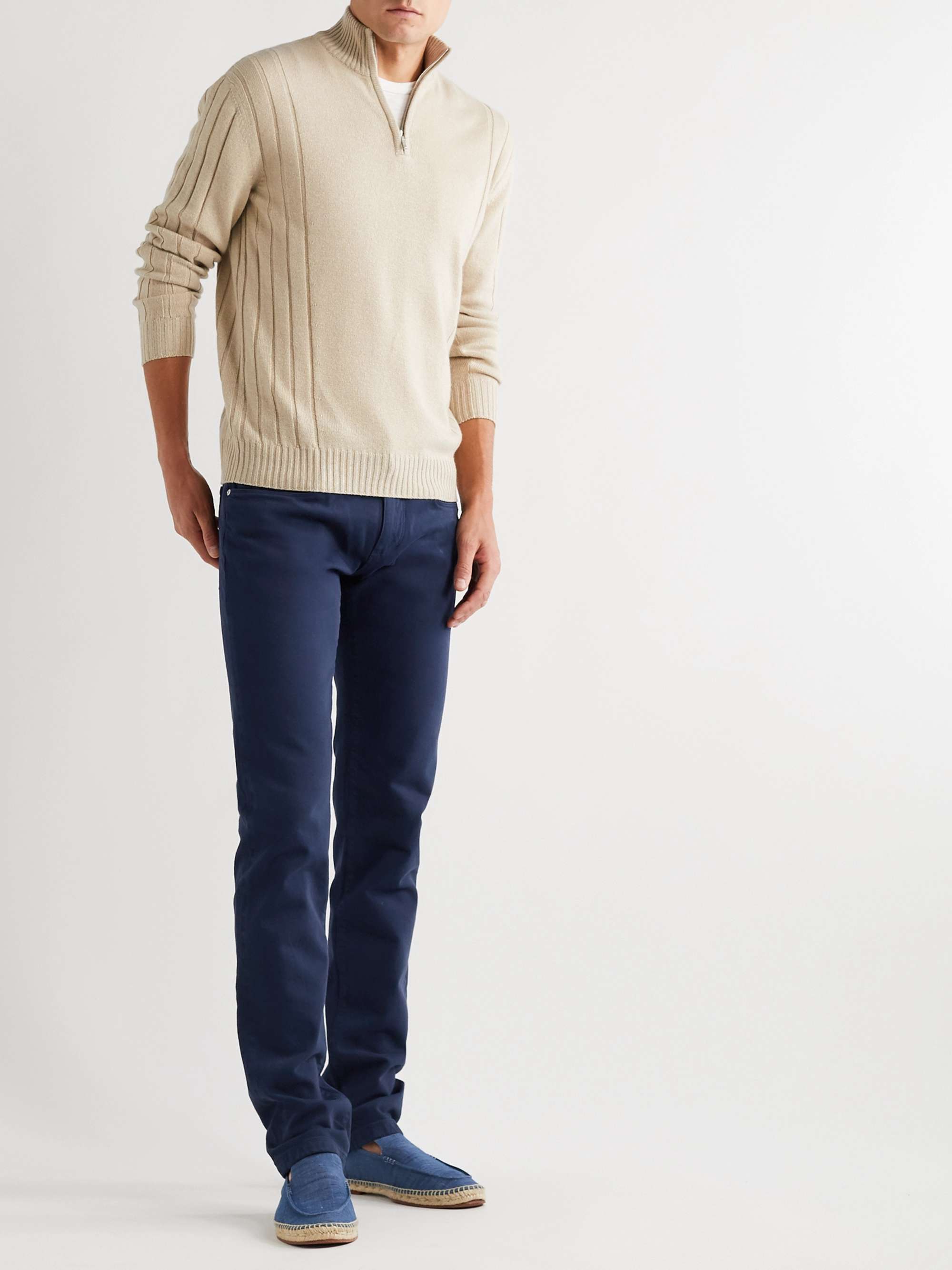 LORO PIANA Slim-Fit Stretch-Denim Jeans