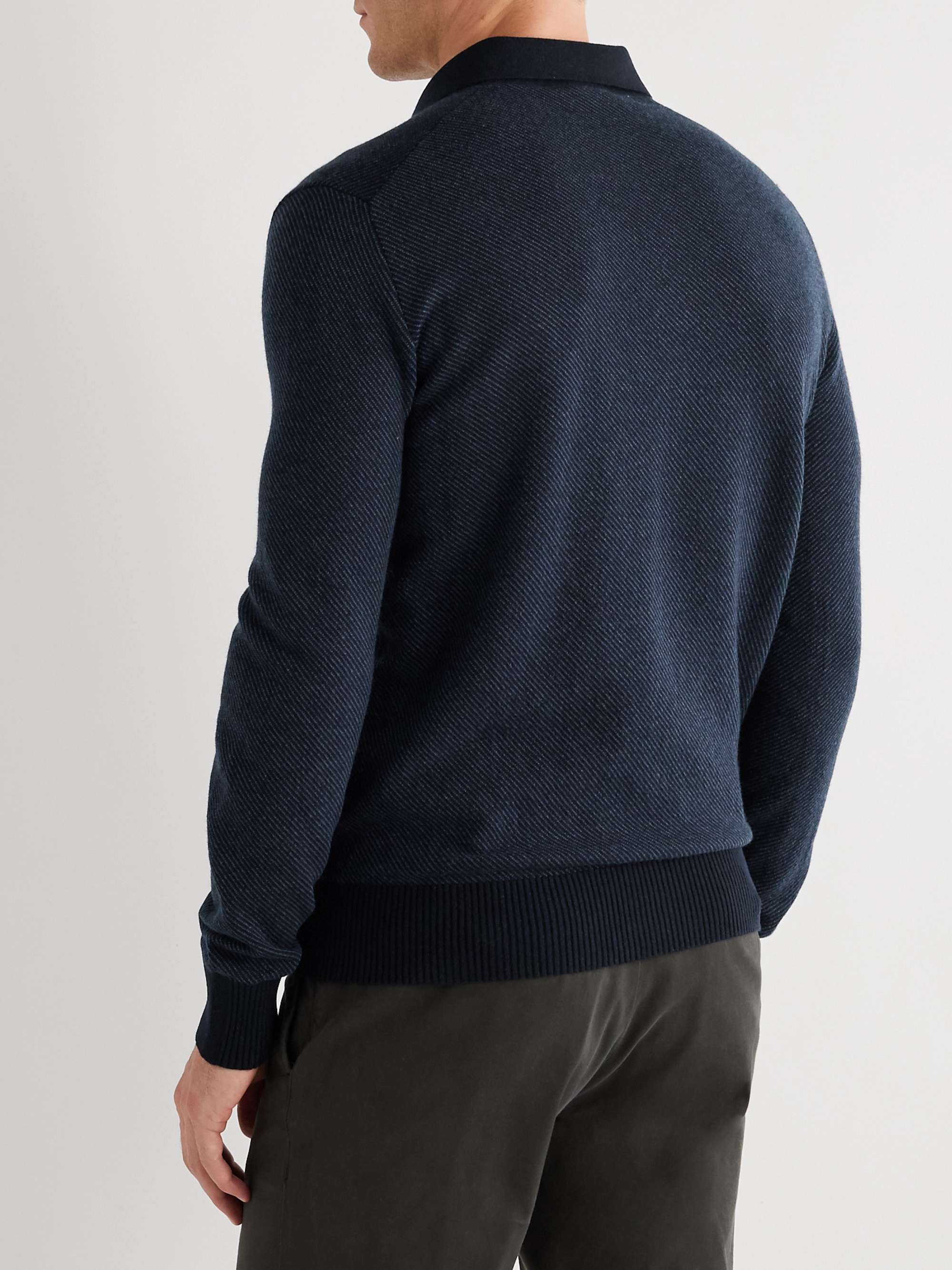 LORO PIANA Roadster Slim-Fit Cashmere Polo Shirt