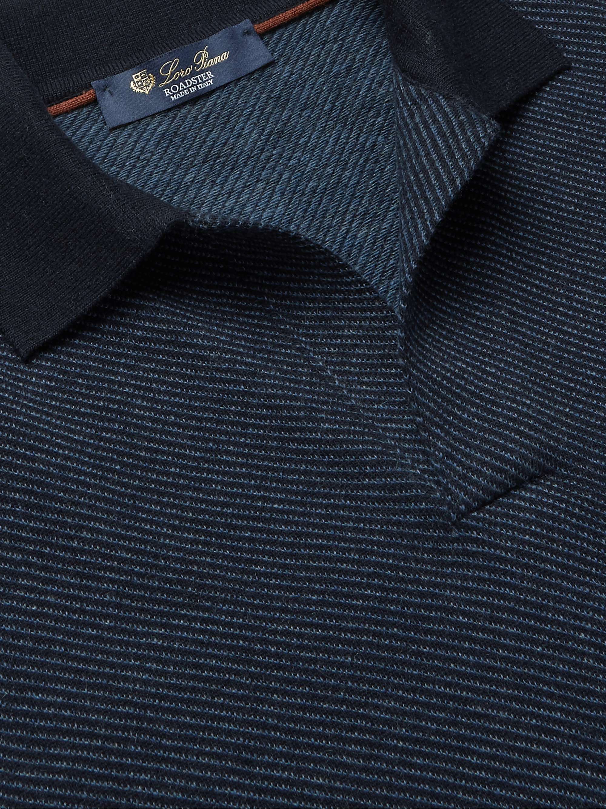 LORO PIANA Roadster Slim-Fit Cashmere Polo Shirt