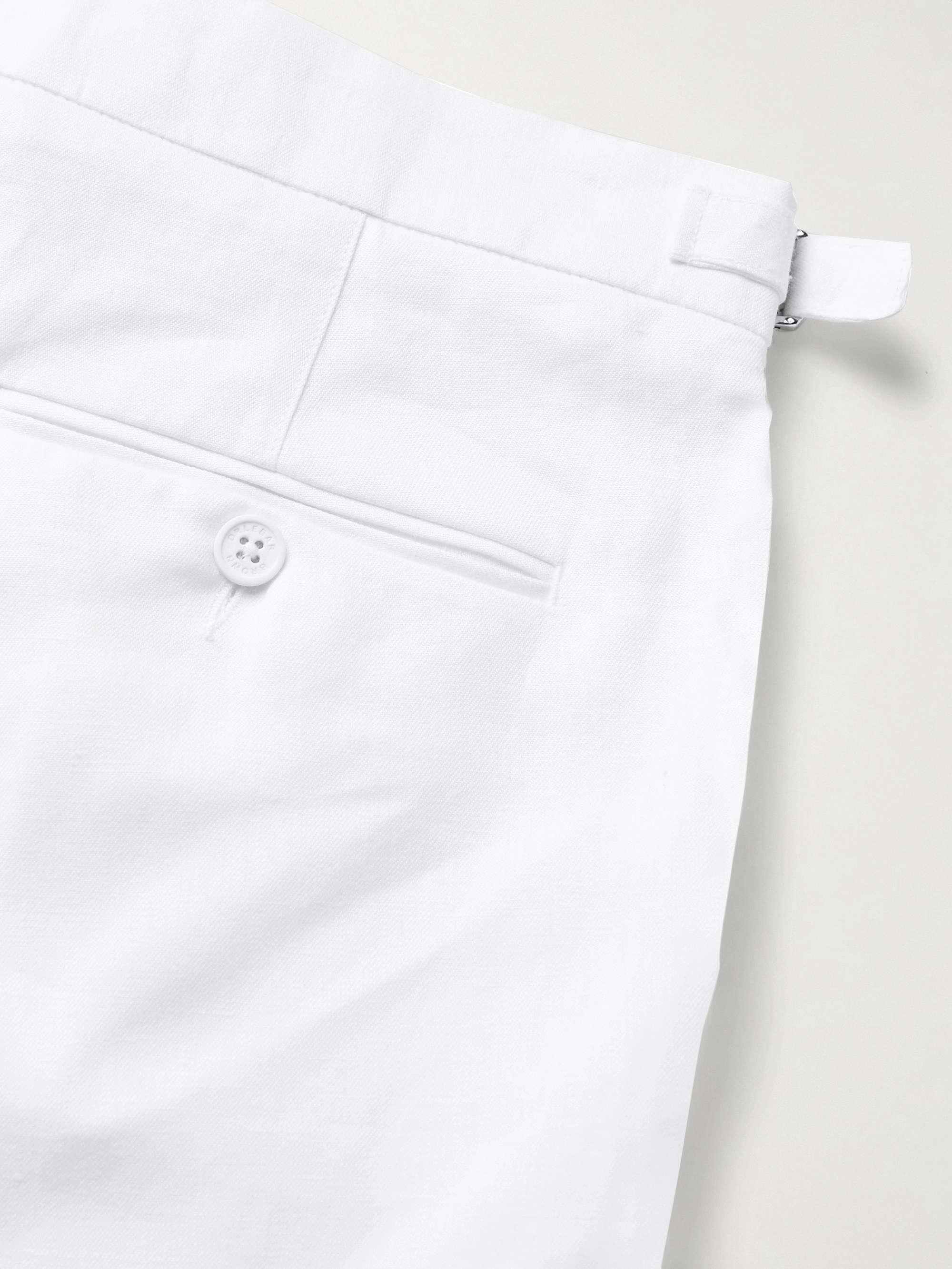 ORLEBAR BROWN Norwich Straight-Leg Linen Shorts