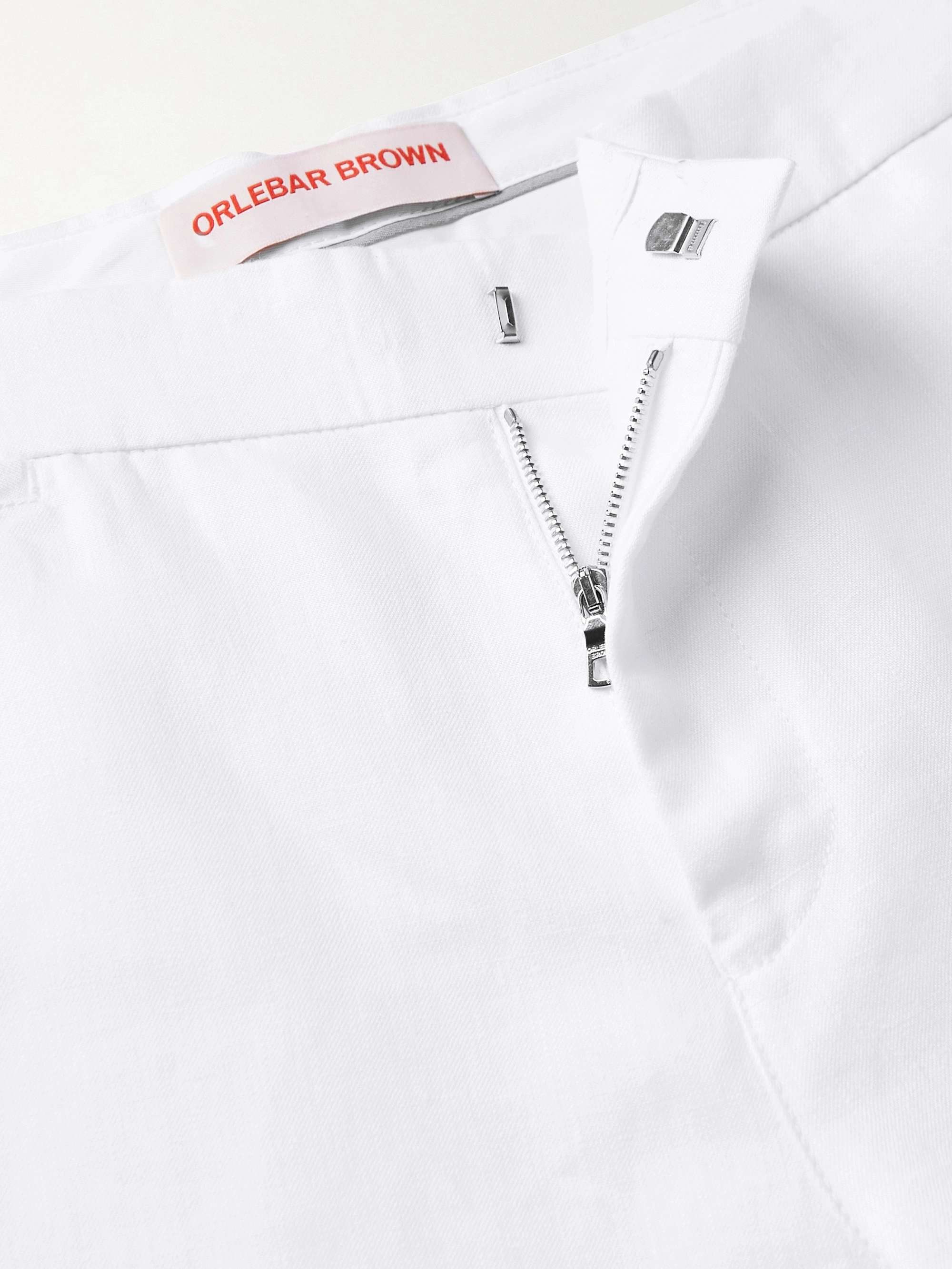 ORLEBAR BROWN Norwich Straight-Leg Linen Shorts