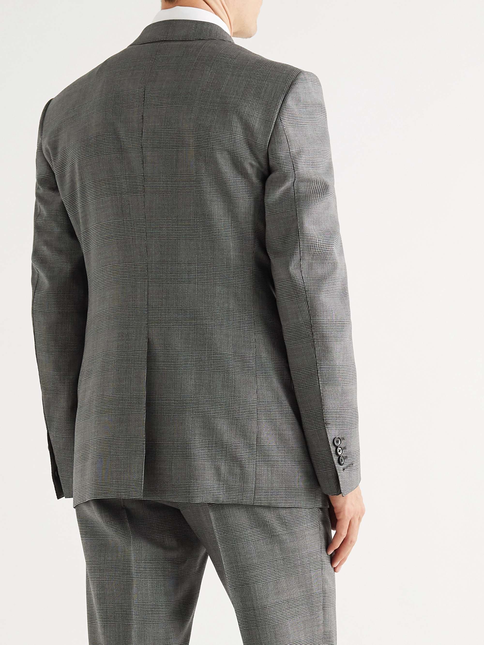 TOM FORD O'Connor Prince of Wales Checked Wool-Blend Suit Jacket