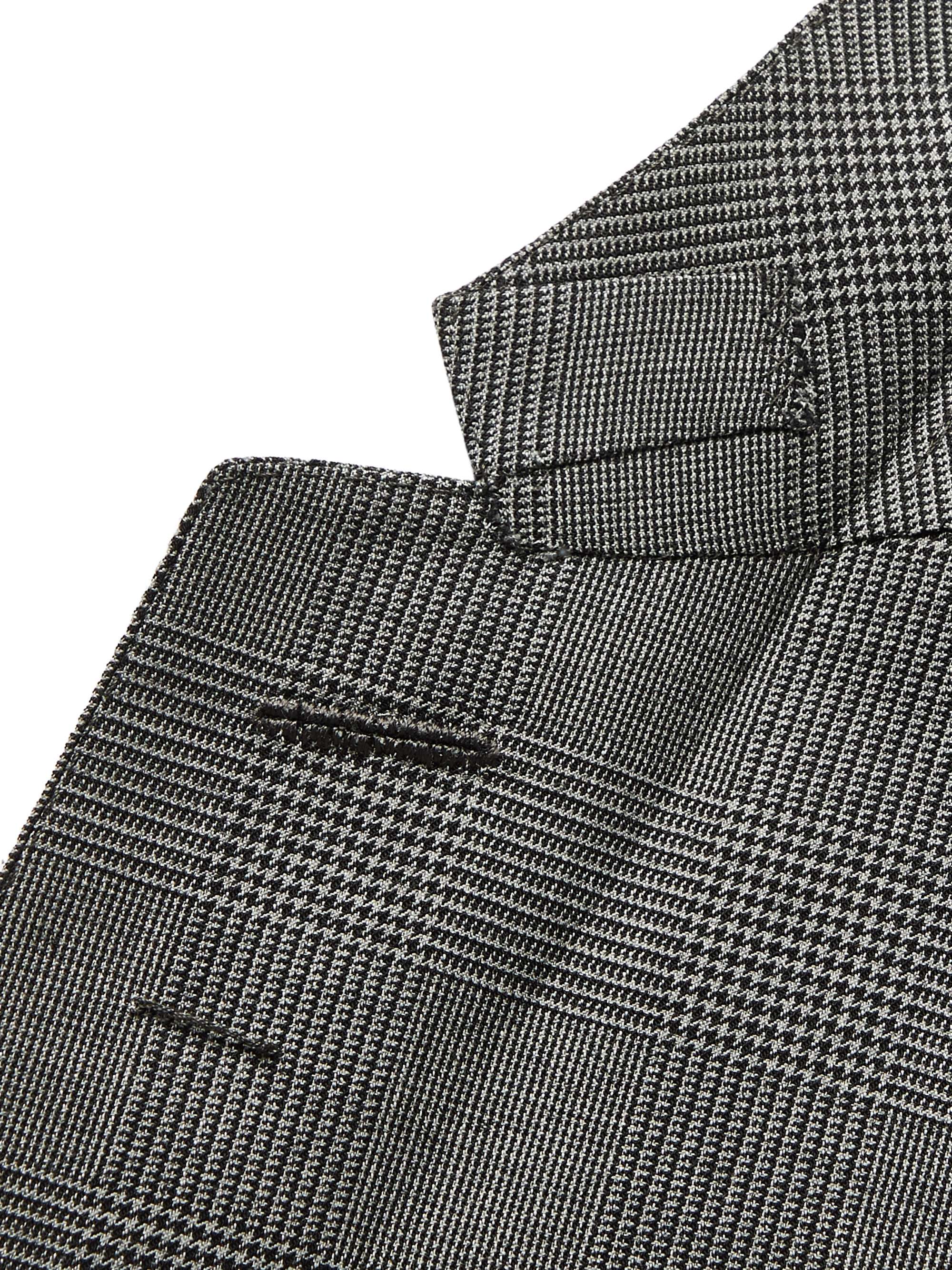 TOM FORD O'Connor Prince of Wales Checked Wool-Blend Suit Jacket