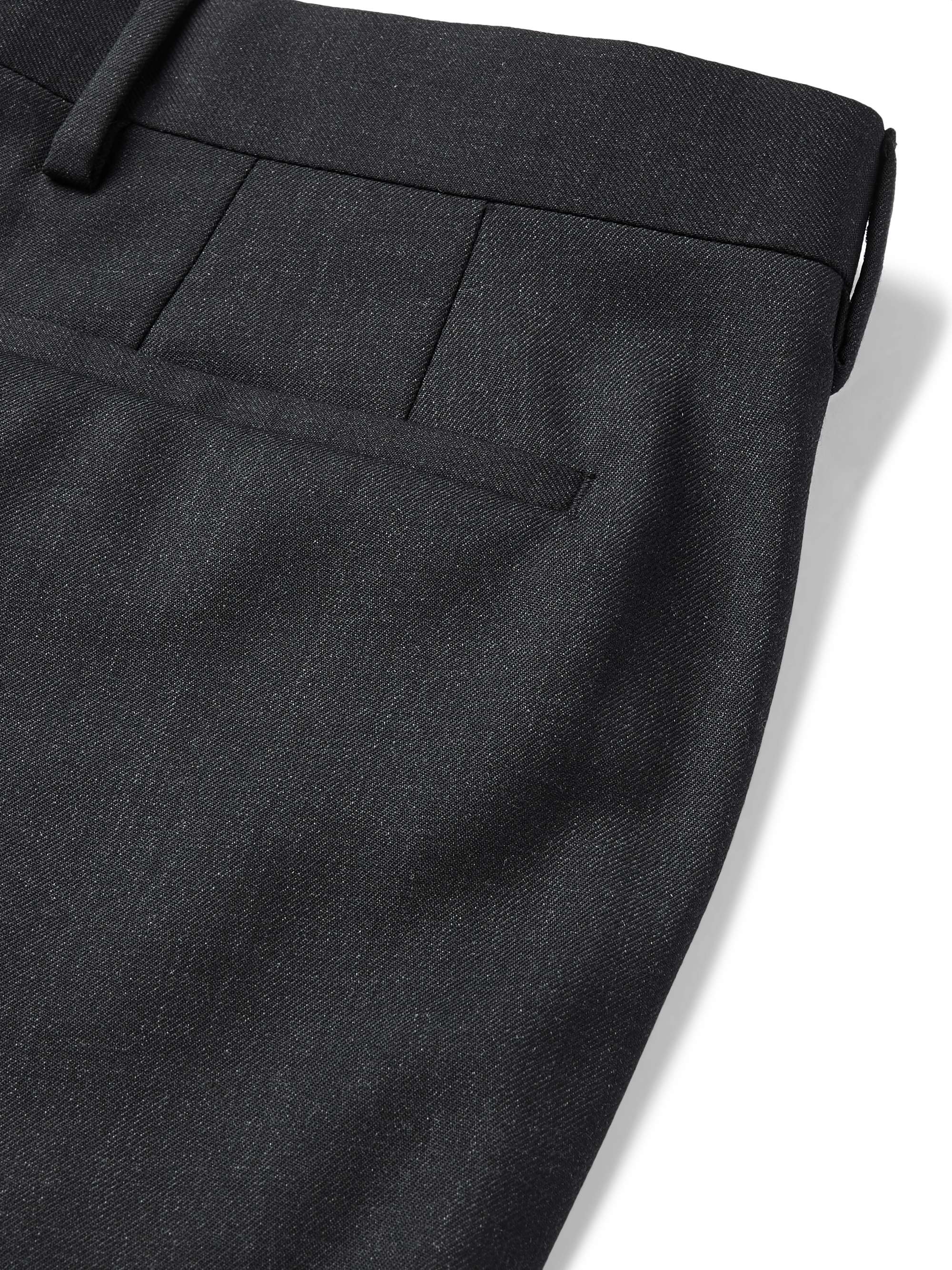 Blue Wool Trousers by Paul Smith on Sale