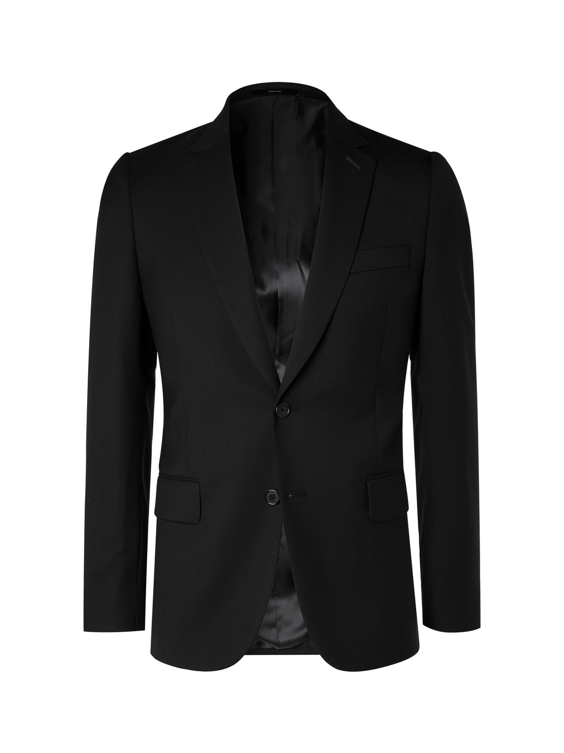 Paul Smith Soho Slim-fit Wool-twill Suit Jacket In Black