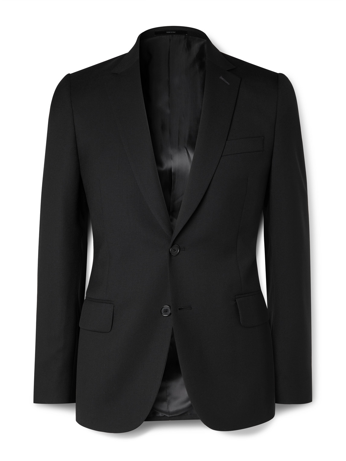 Paul Smith Soho Slim-fit Wool-twill Suit Jacket In Black