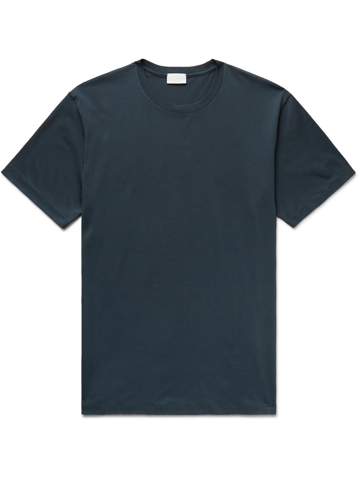 Handvaerk Pima Cotton-jersey T-shirt In Blue