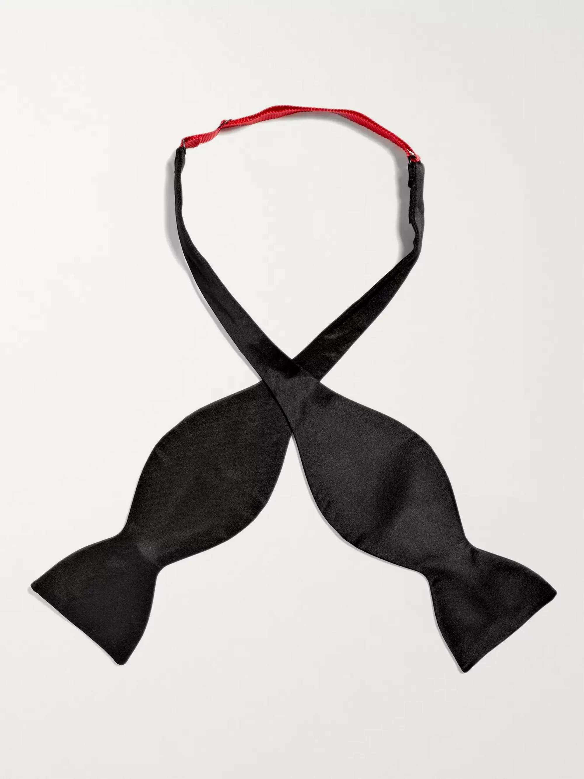 TURNBULL & ASSER Pre-Tied Silk Bow Tie