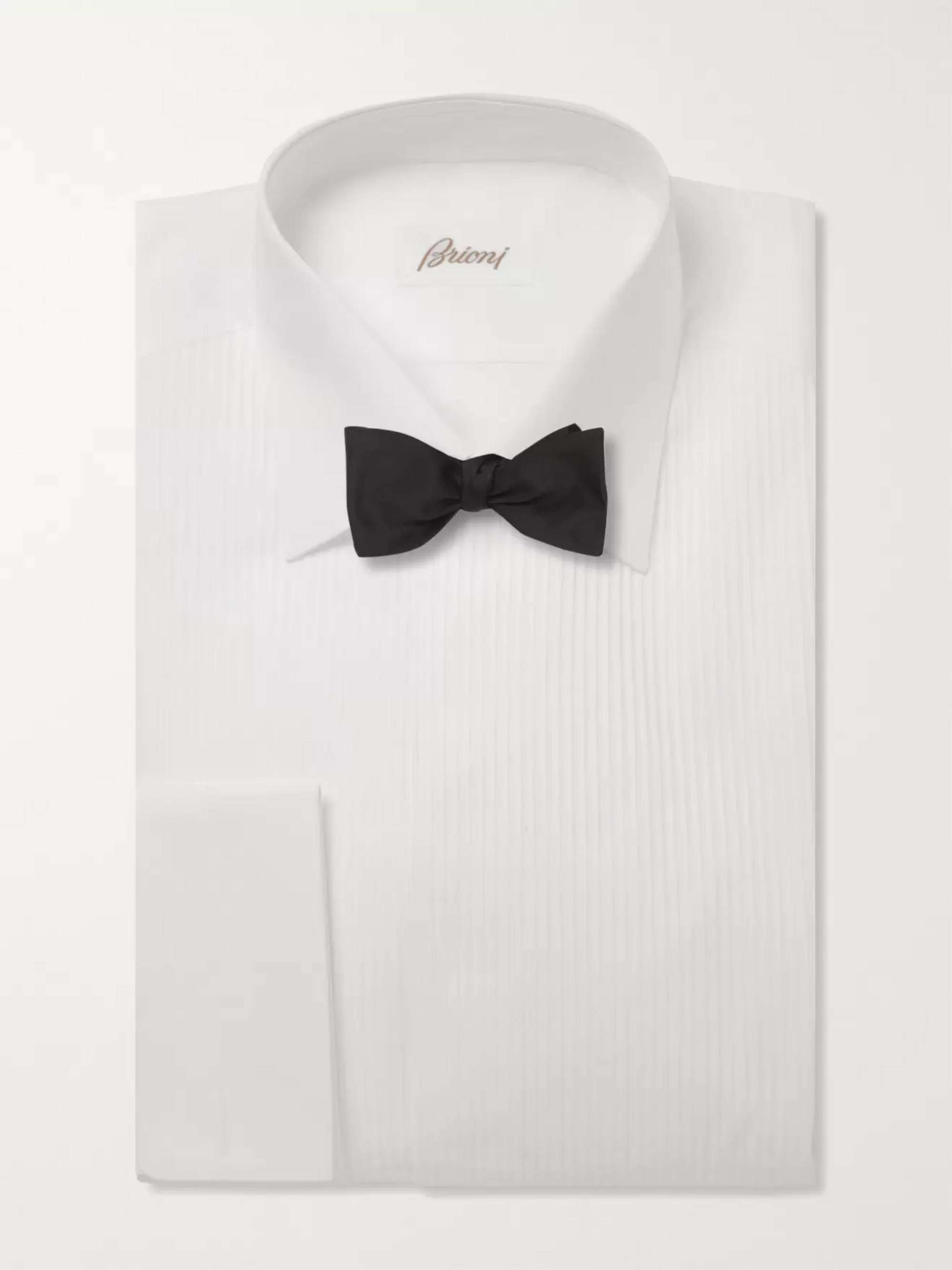 TURNBULL & ASSER Pre-Tied Silk Bow Tie