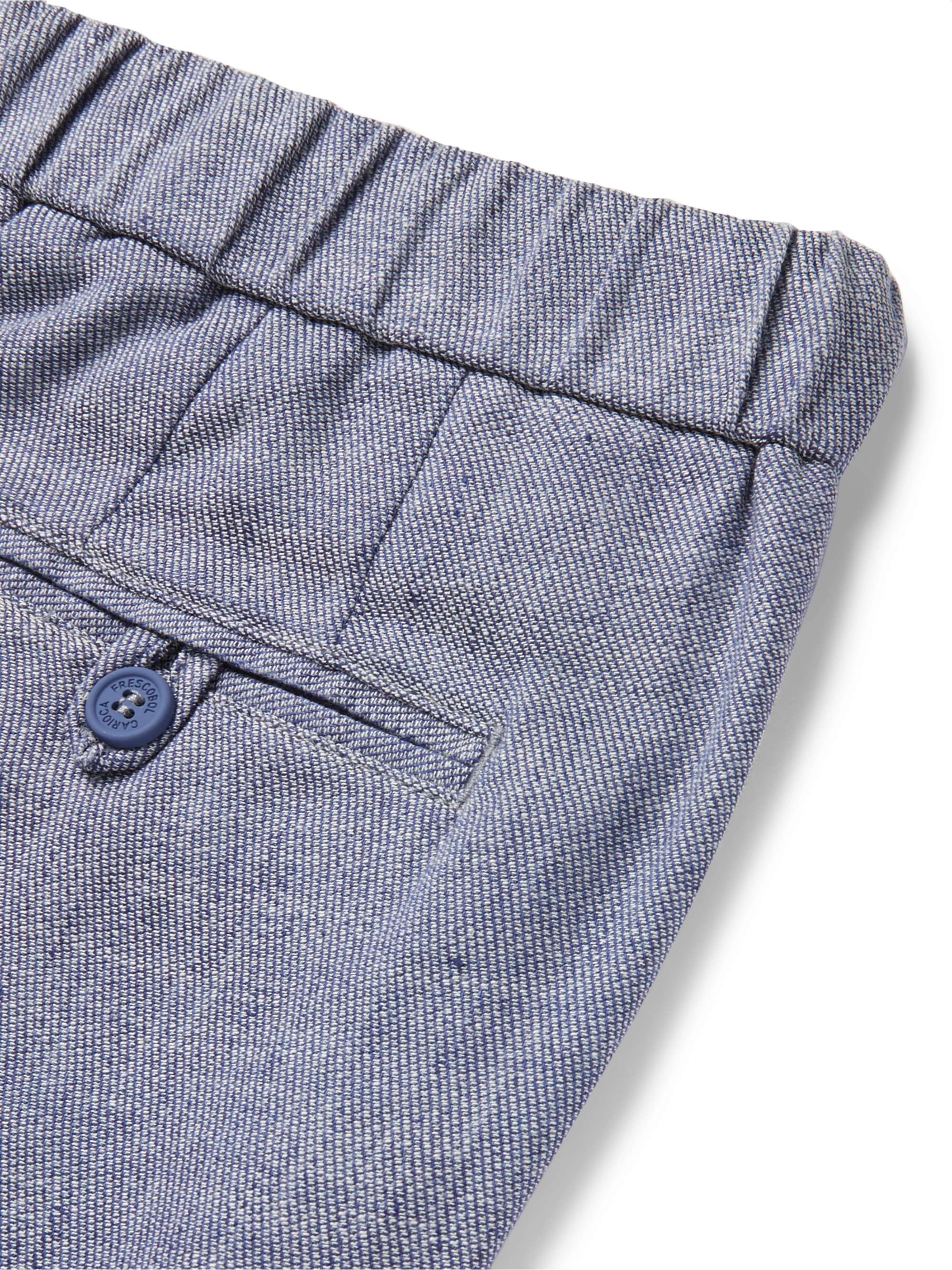 FRESCOBOL CARIOCA Linen and Cotton-Blend Drawstring Trousers