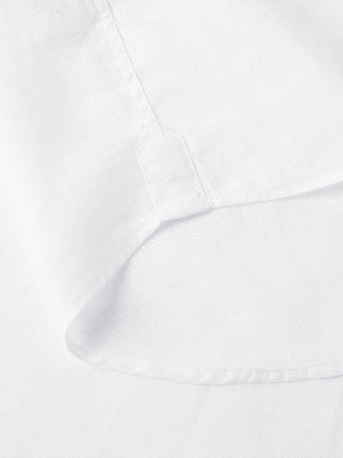 Shop Frescobol Carioca Linen Shirt In White