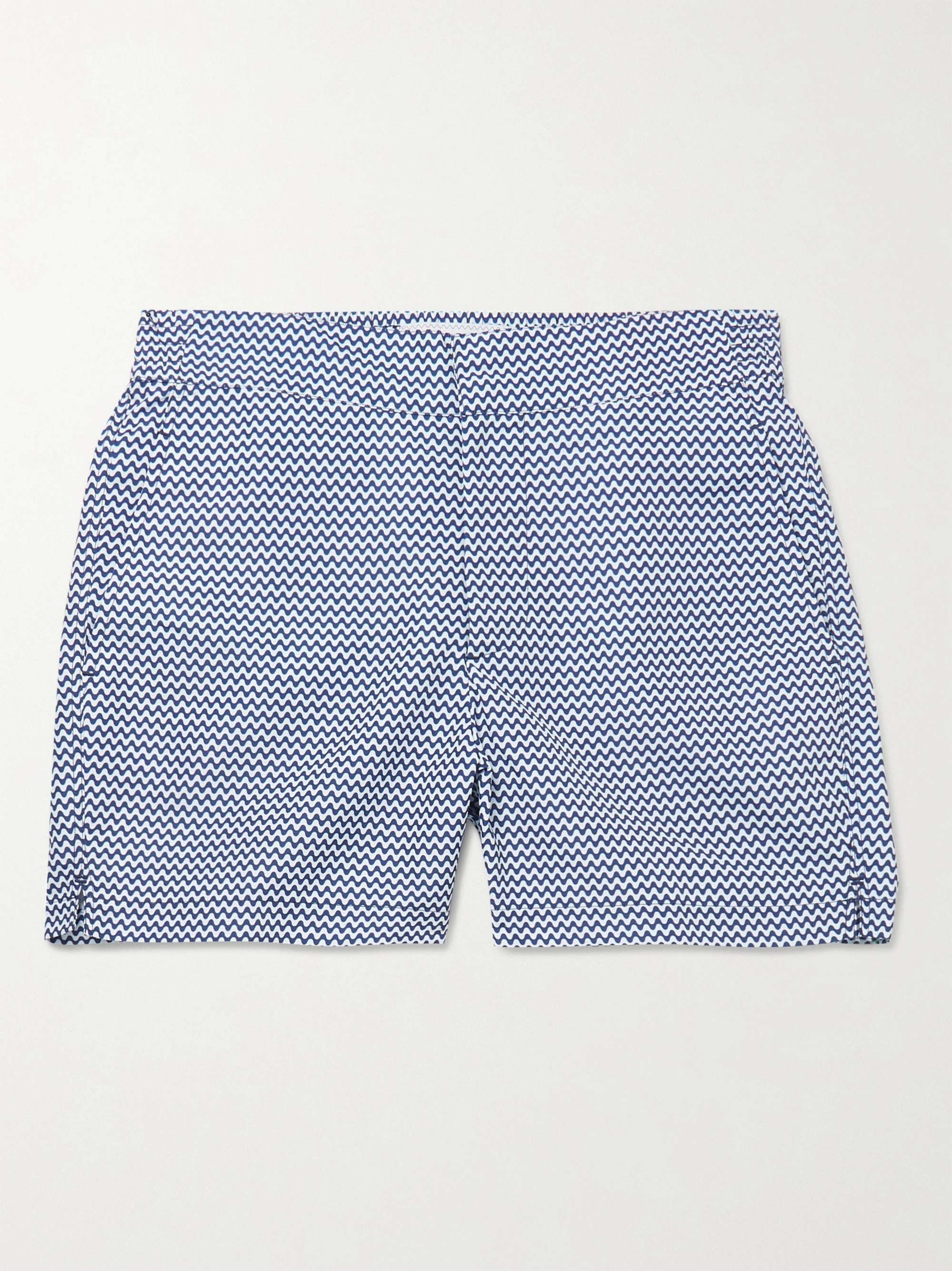 PETER MILLAR Chiavari Cube Slim-Fit Shorth-Length Printed Swim Shorts for  Men