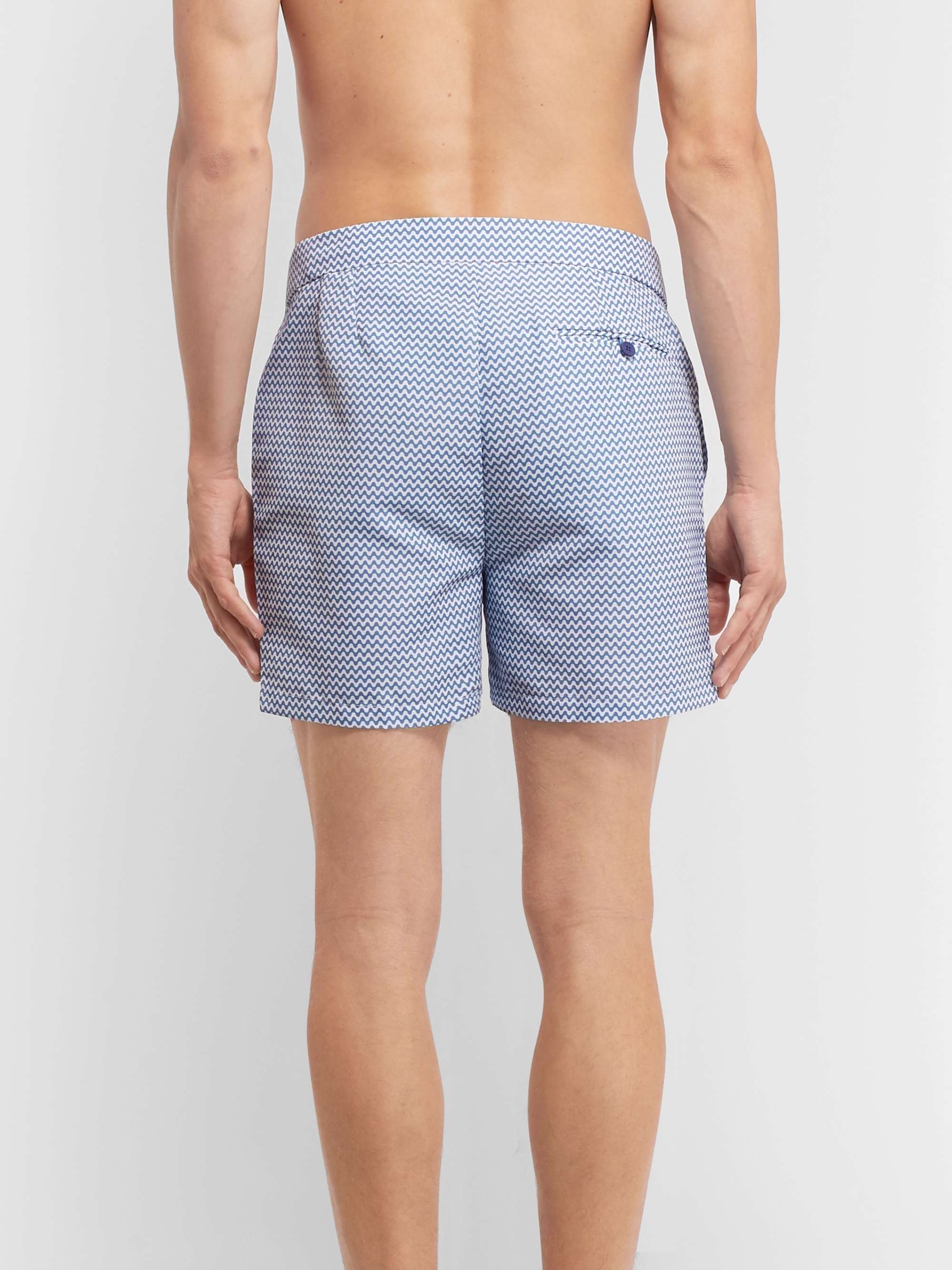 FRESCOBOL CARIOCA Copacabana Mid-Length Printed Swim Shorts