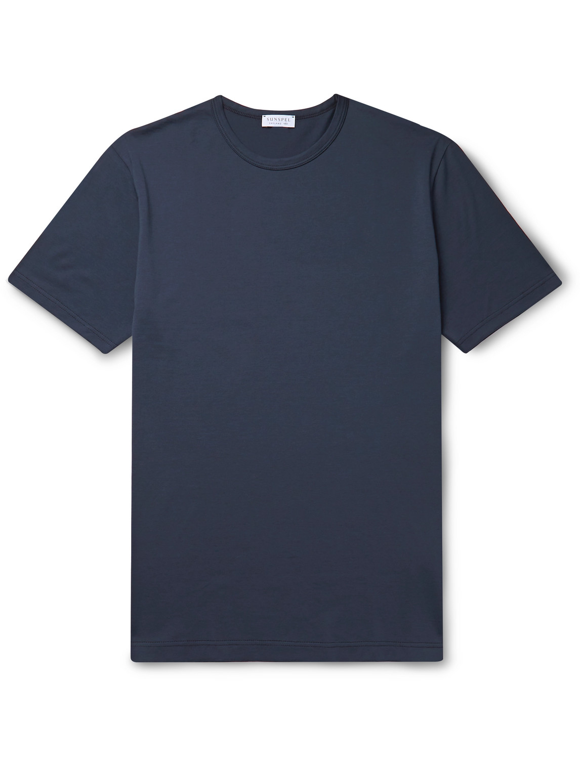 Sunspel Cotton-jersey T-shirt In Blue