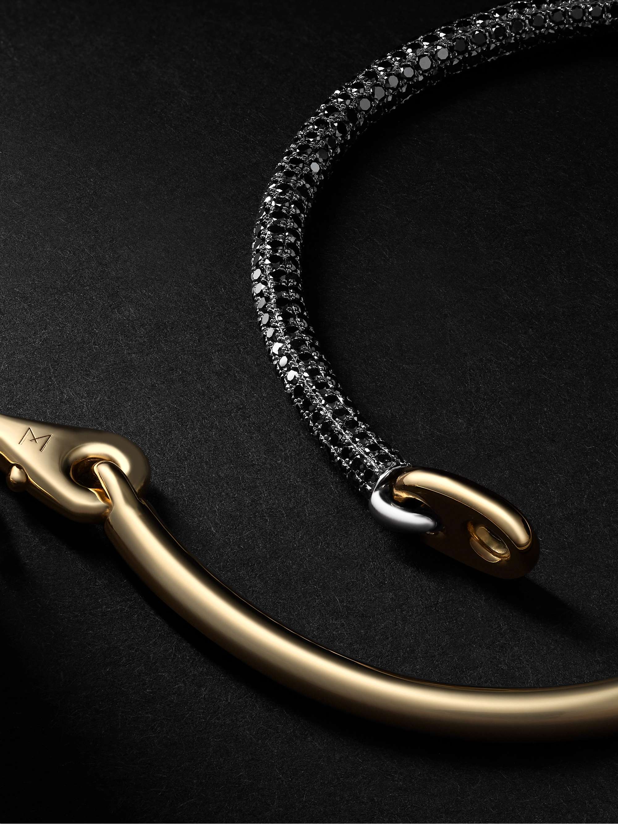 MAOR The Equinox White and Yellow Gold Diamond Bracelet