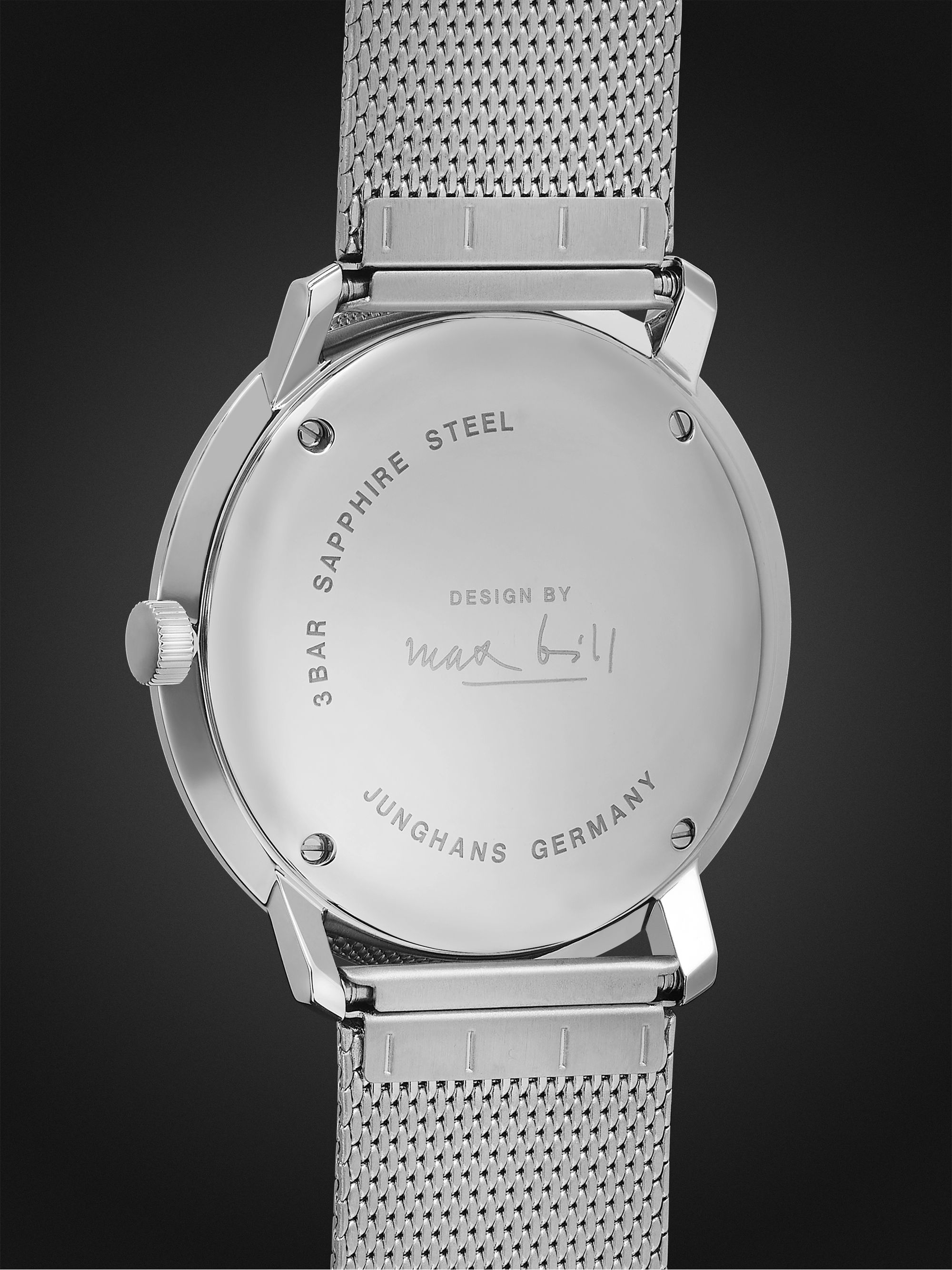 JUNGHANS Max Bill Automatic 38mm Stainless Steel Watch, Ref. No. 027/4002.46