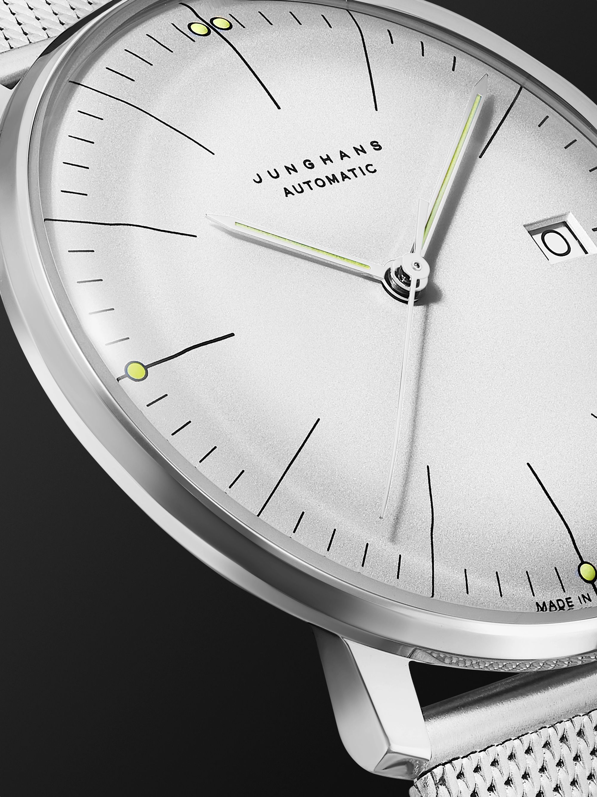 JUNGHANS Max Bill Automatic 38mm Stainless Steel Watch, Ref. No. 027/4002.46