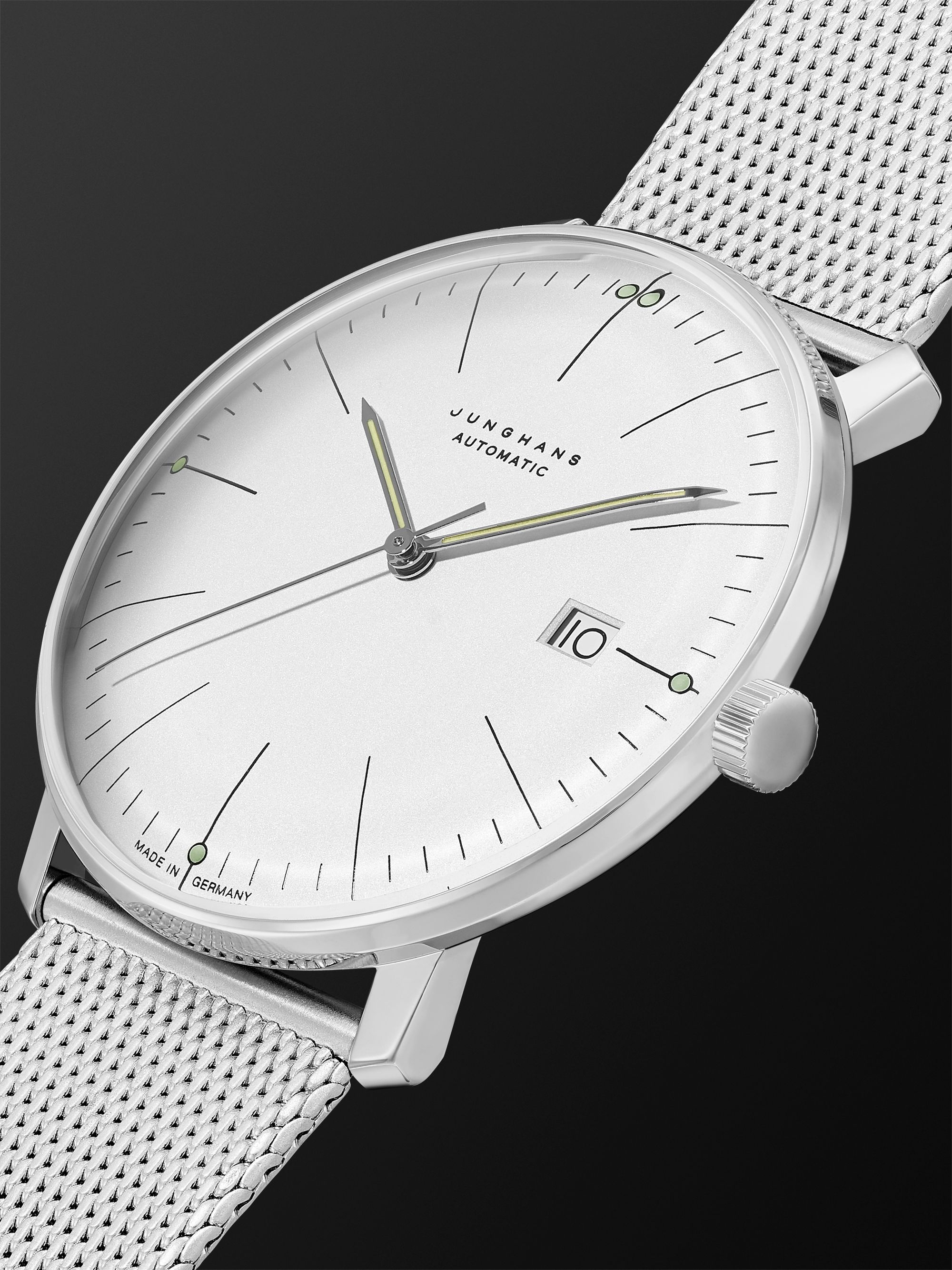 JUNGHANS Max Bill Automatic 38mm Stainless Steel Watch, Ref. No. 027/4002.46