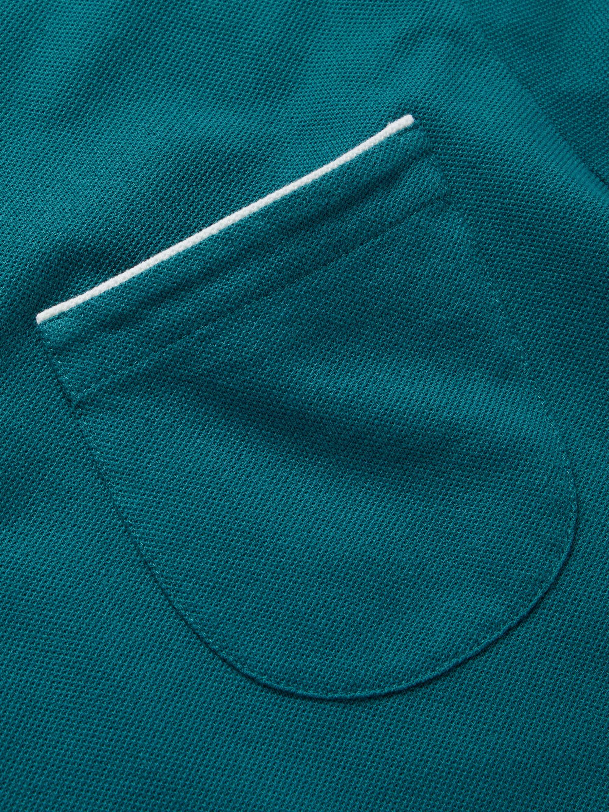 LORO PIANA Regatta Stretch-Cotton Piqué Polo Shirt