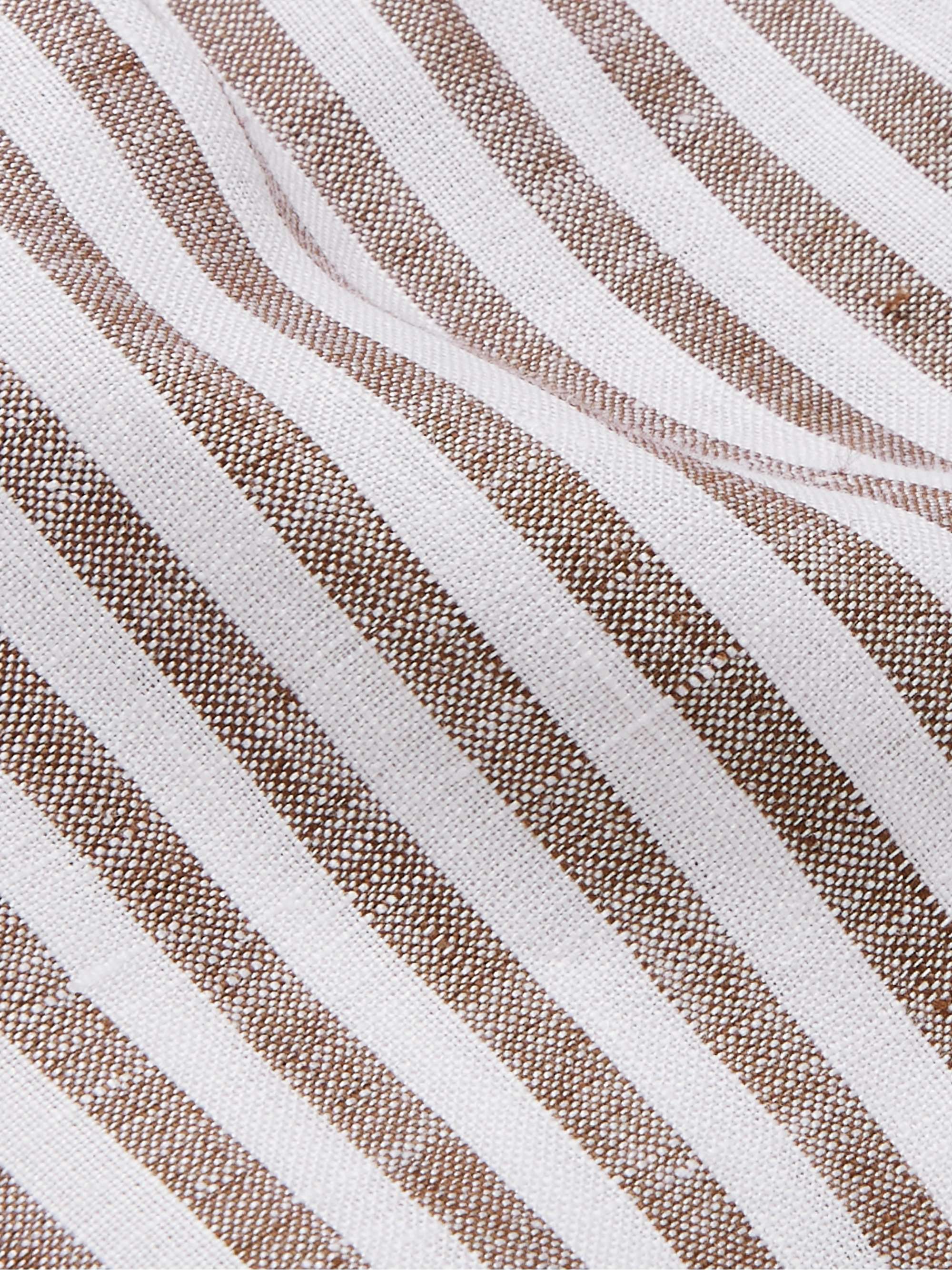 LORO PIANA Striped Linen Shirt