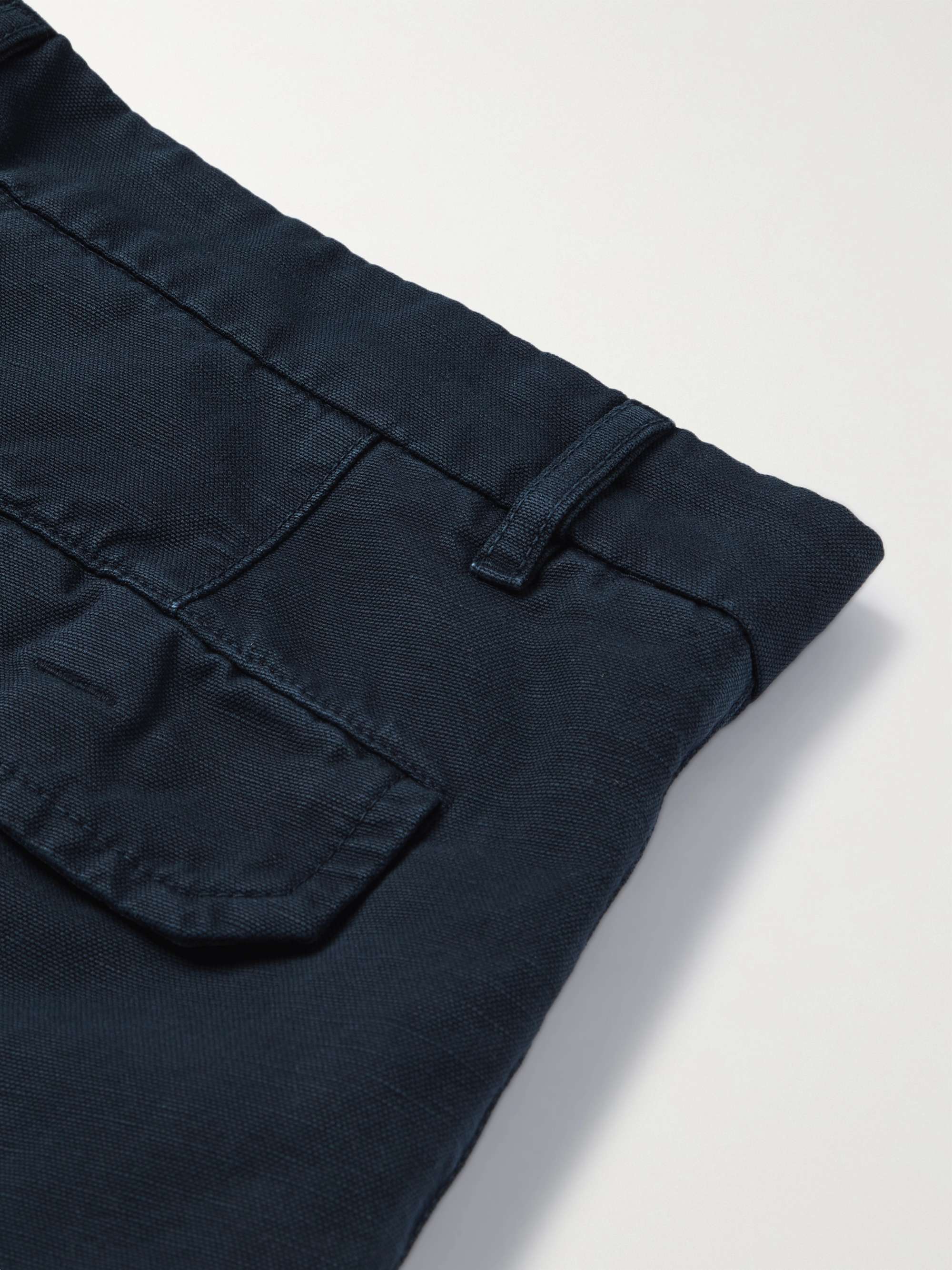 LORO PIANA Linen Bermuda Shorts