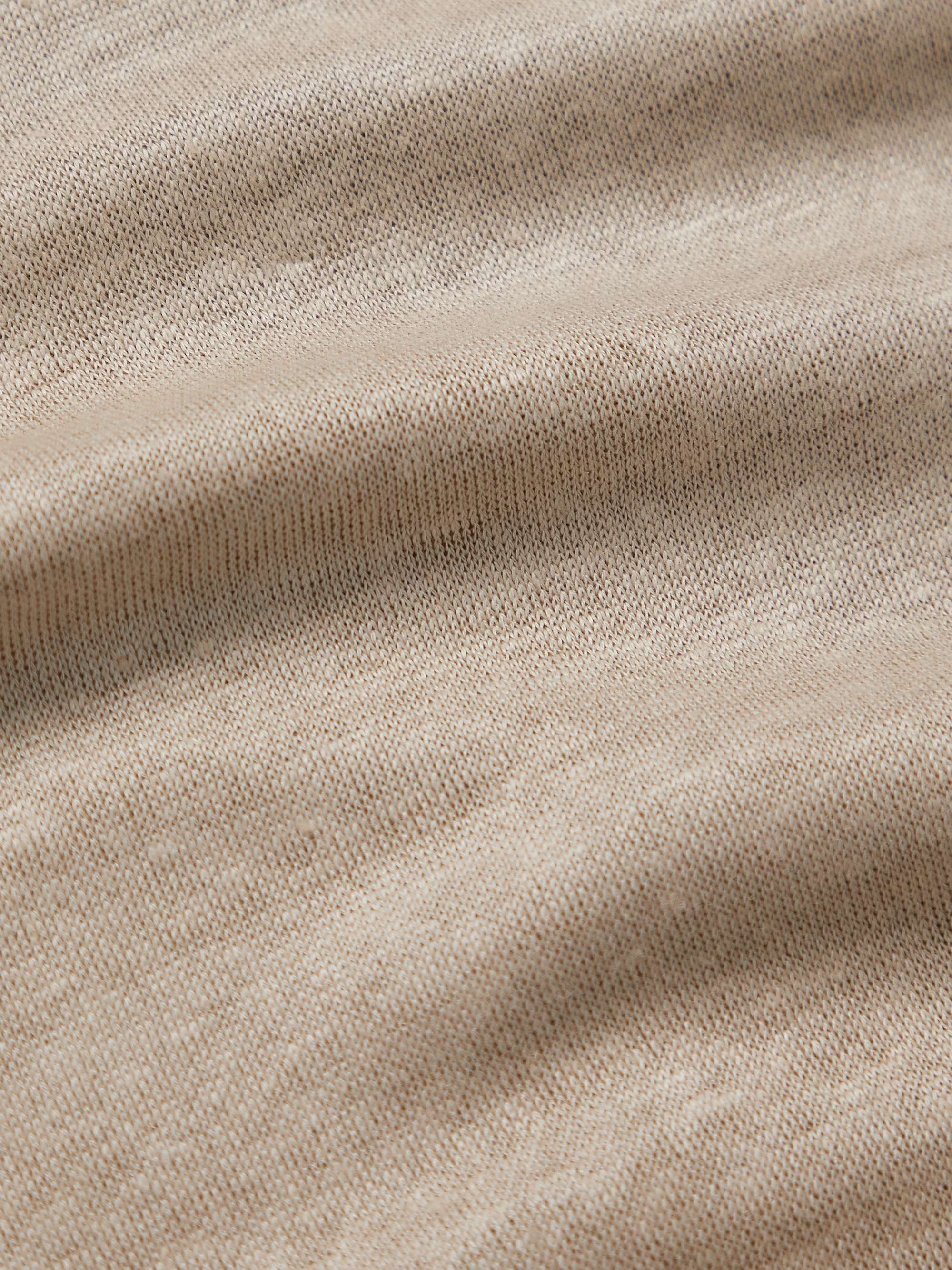 LORO PIANA Drysdale Linen-Blend Jersey Sweatshirt