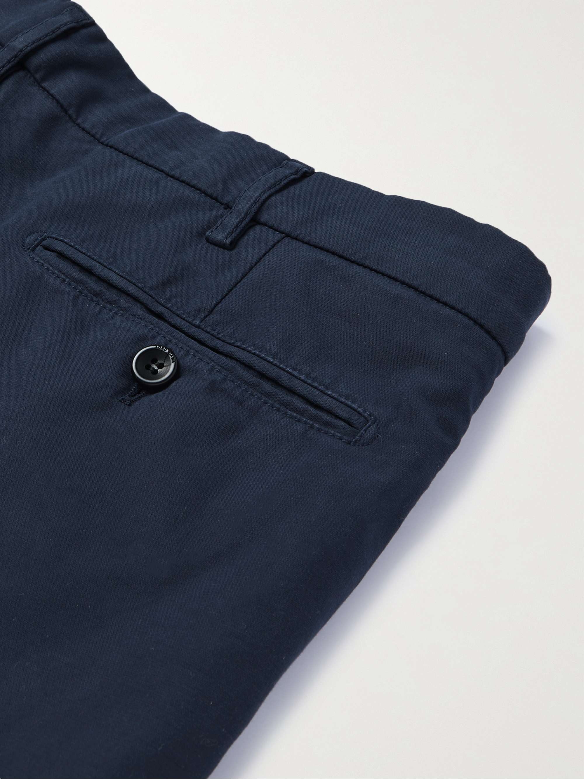 LORO PIANA Slim-Fit Stretch-Cotton Shorts