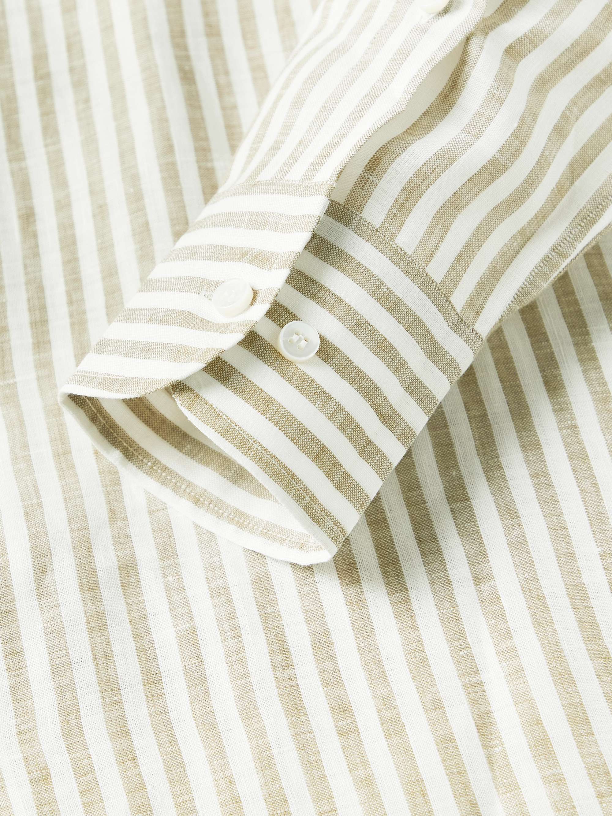 LORO PIANA Striped Linen Shirt