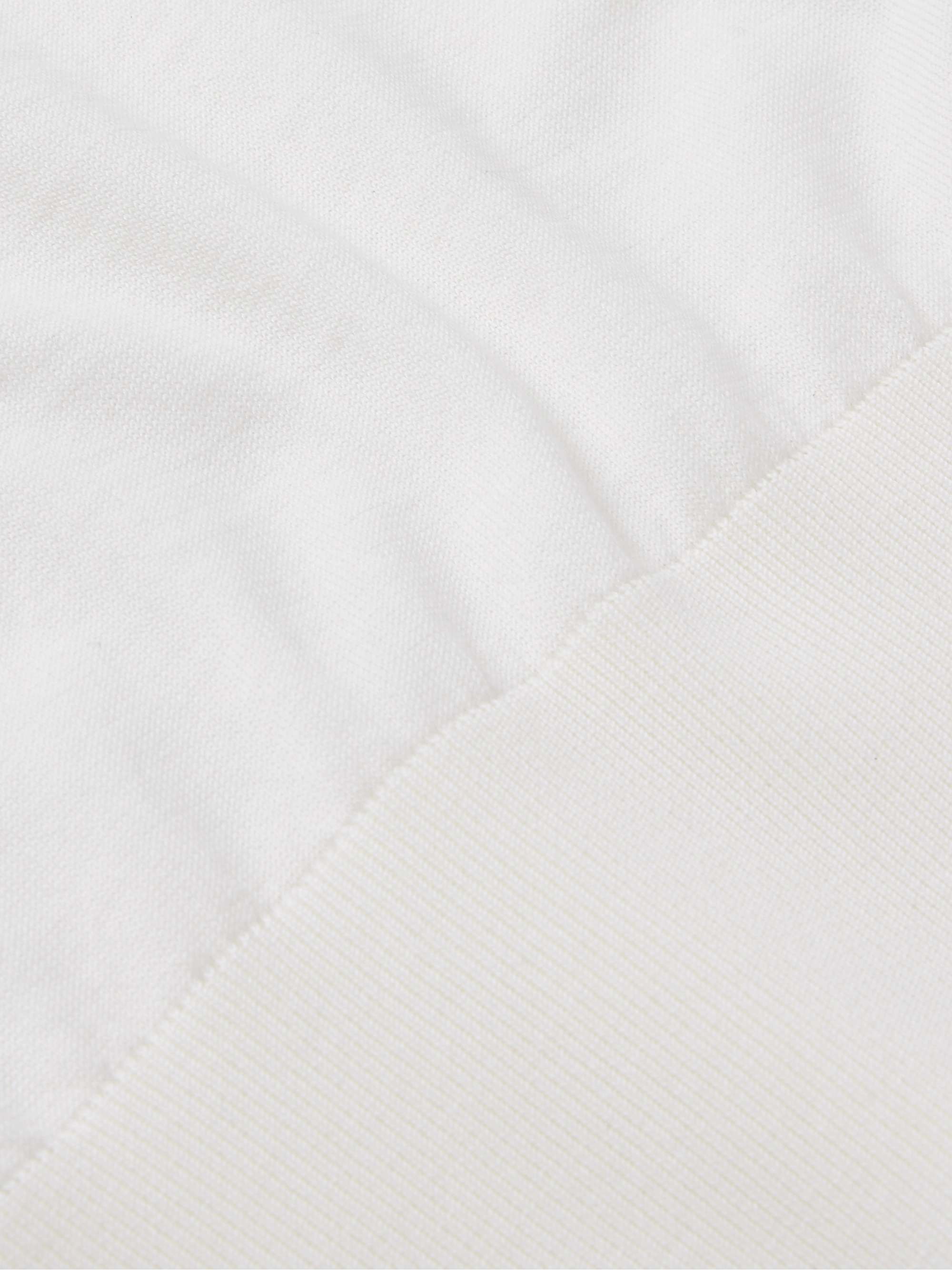 LORO PIANA Slim-Fit Cotton and Silk-Blend Polo Shirt