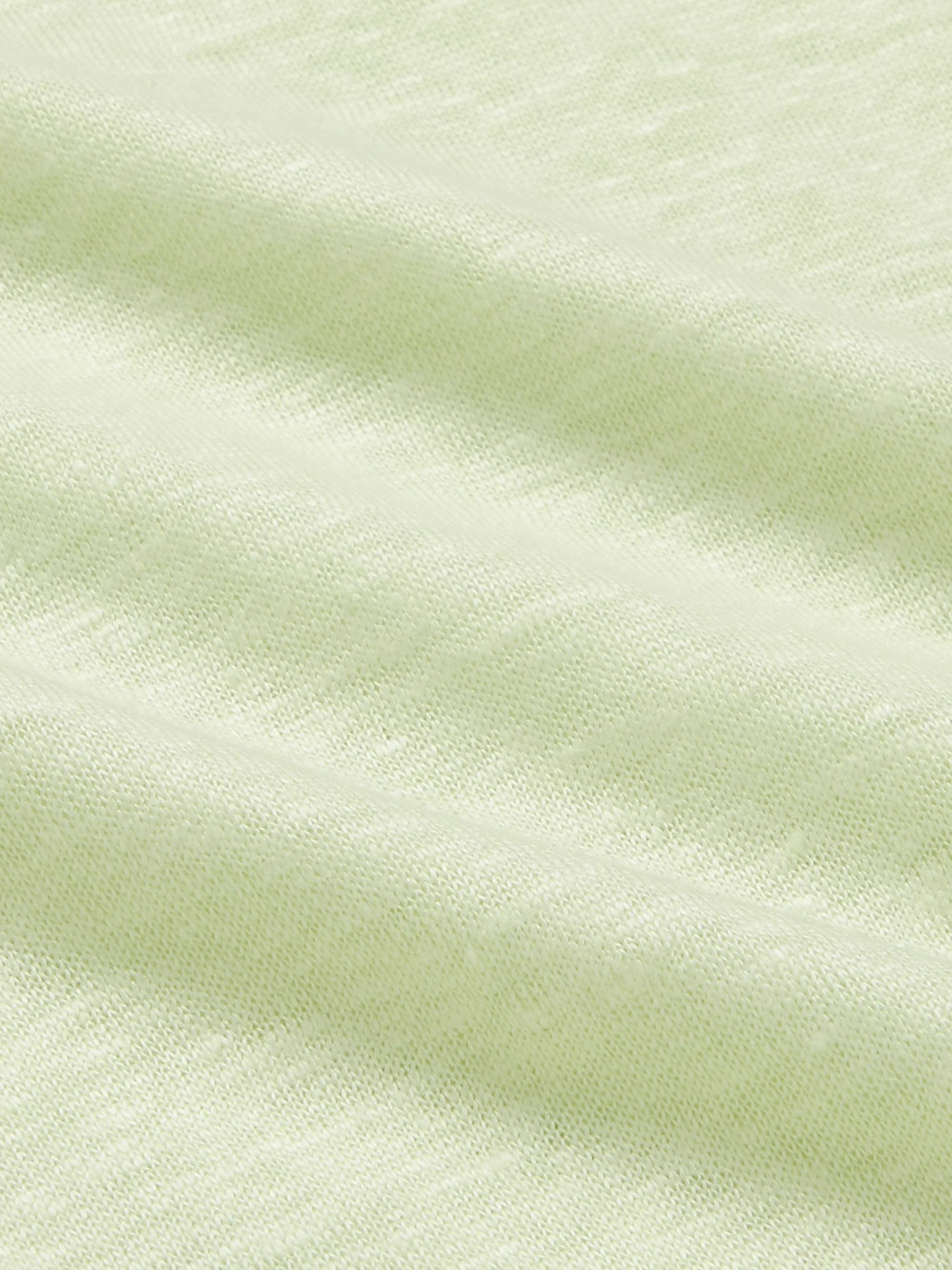 LORO PIANA Linen-Jersey Polo Shirt