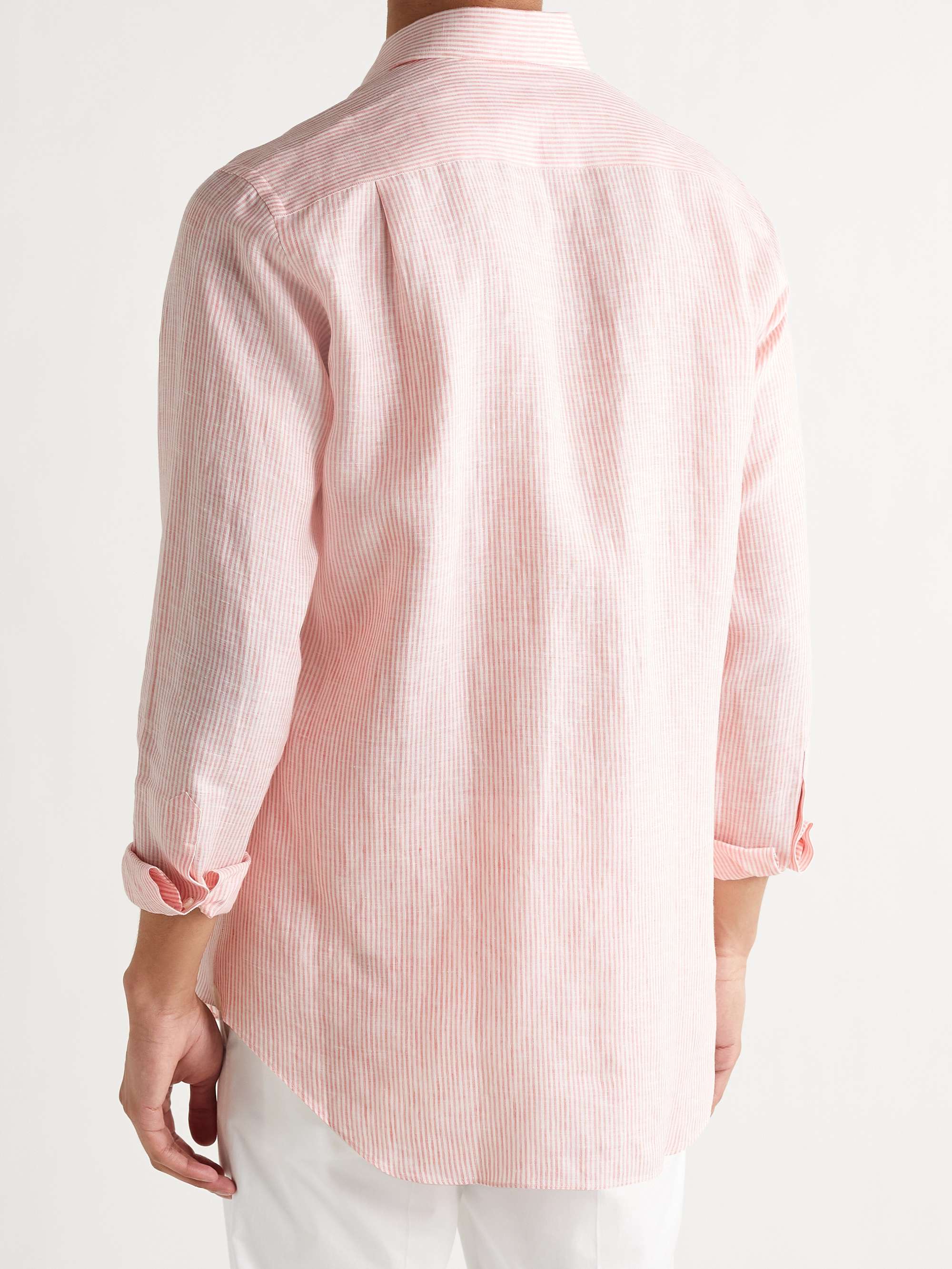 LORO PIANA Striped Linen Shirt