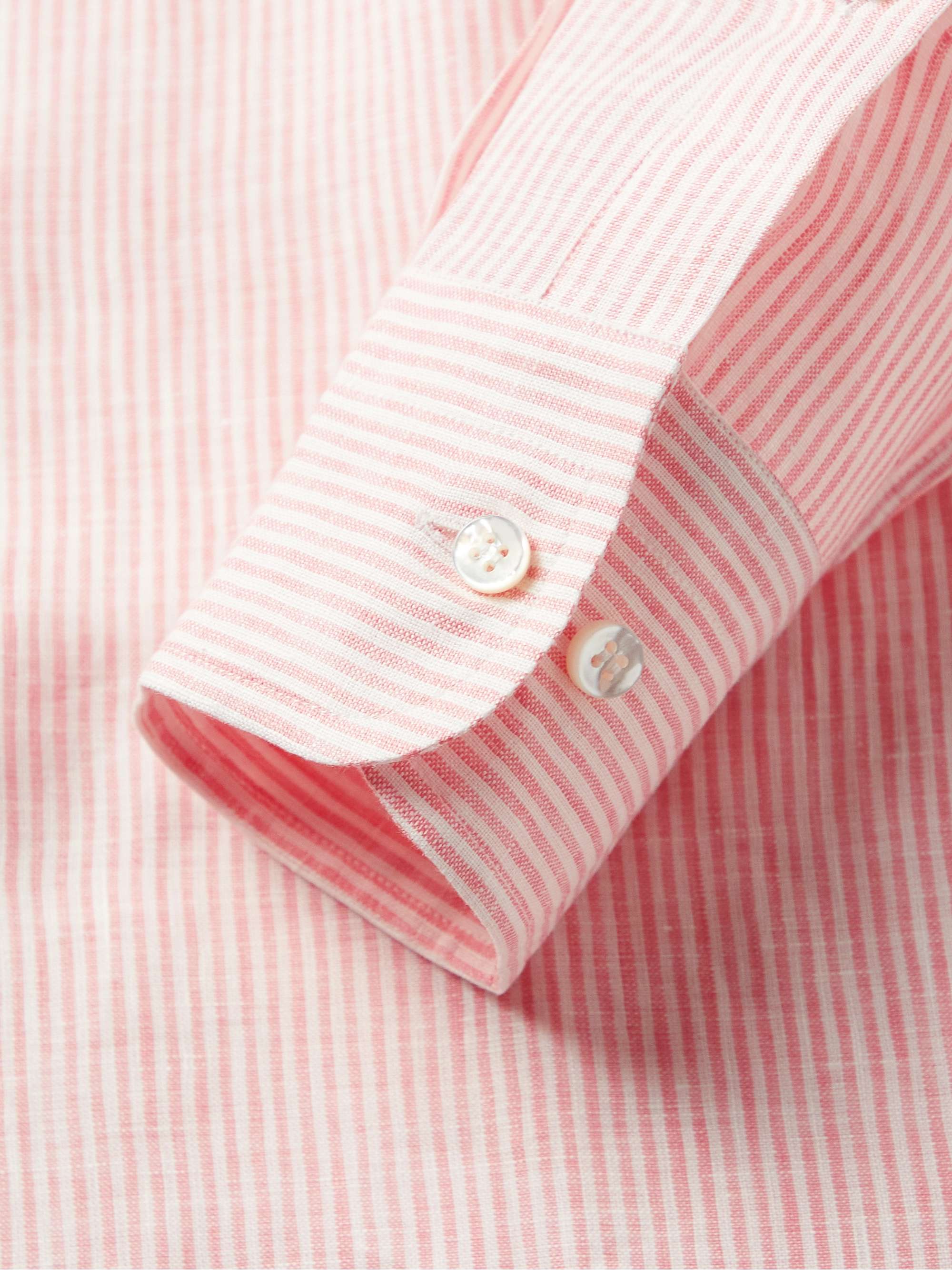 LORO PIANA Striped Linen Shirt